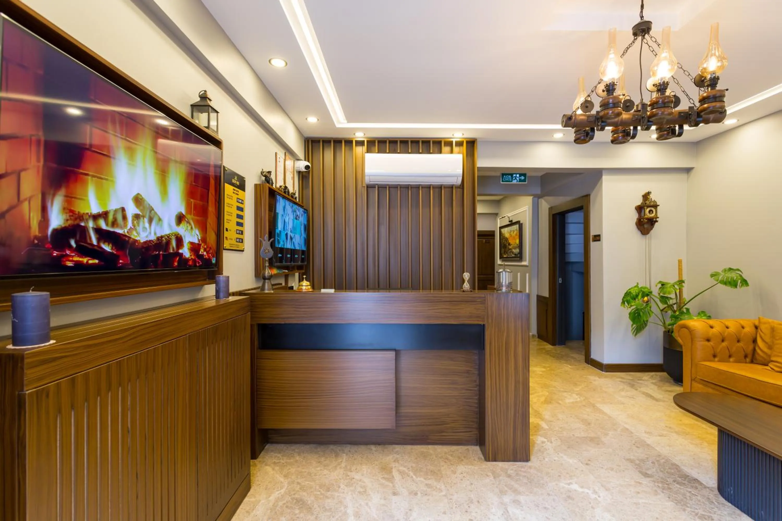 Lobby or reception in Dream Park Hotel