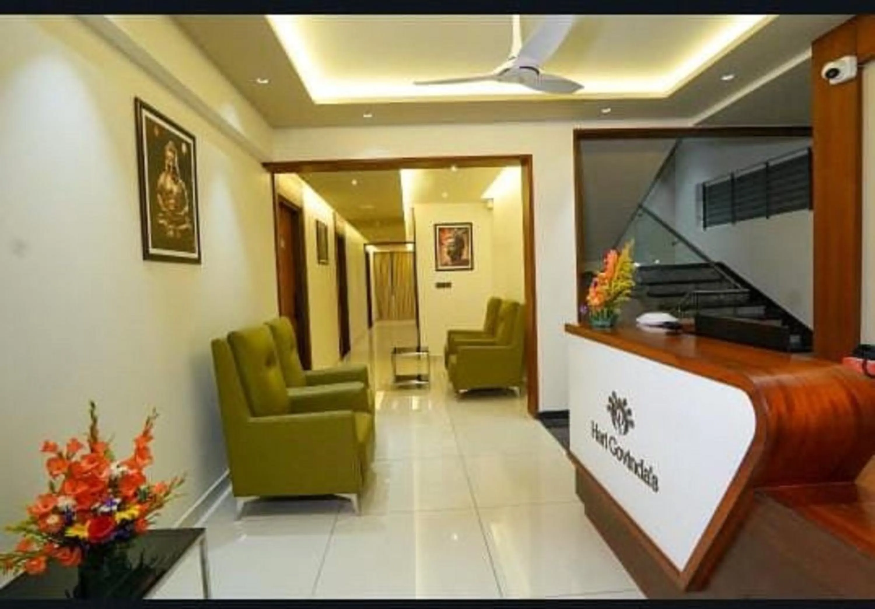 Lobby or reception in Hotel Harigovindas Express Mysore