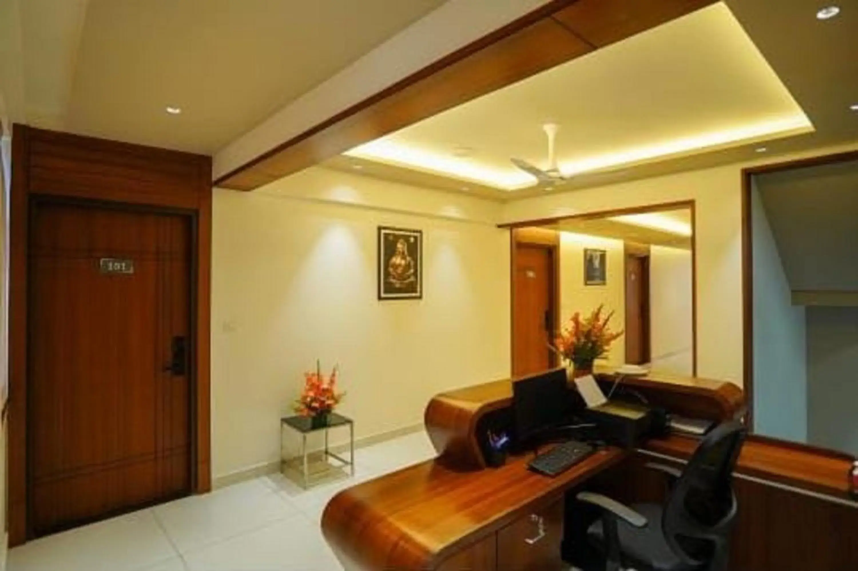 Lobby or reception in Hotel Harigovindas Express Mysore Lobby or reception in Hotel Harigovindas Express Mysore