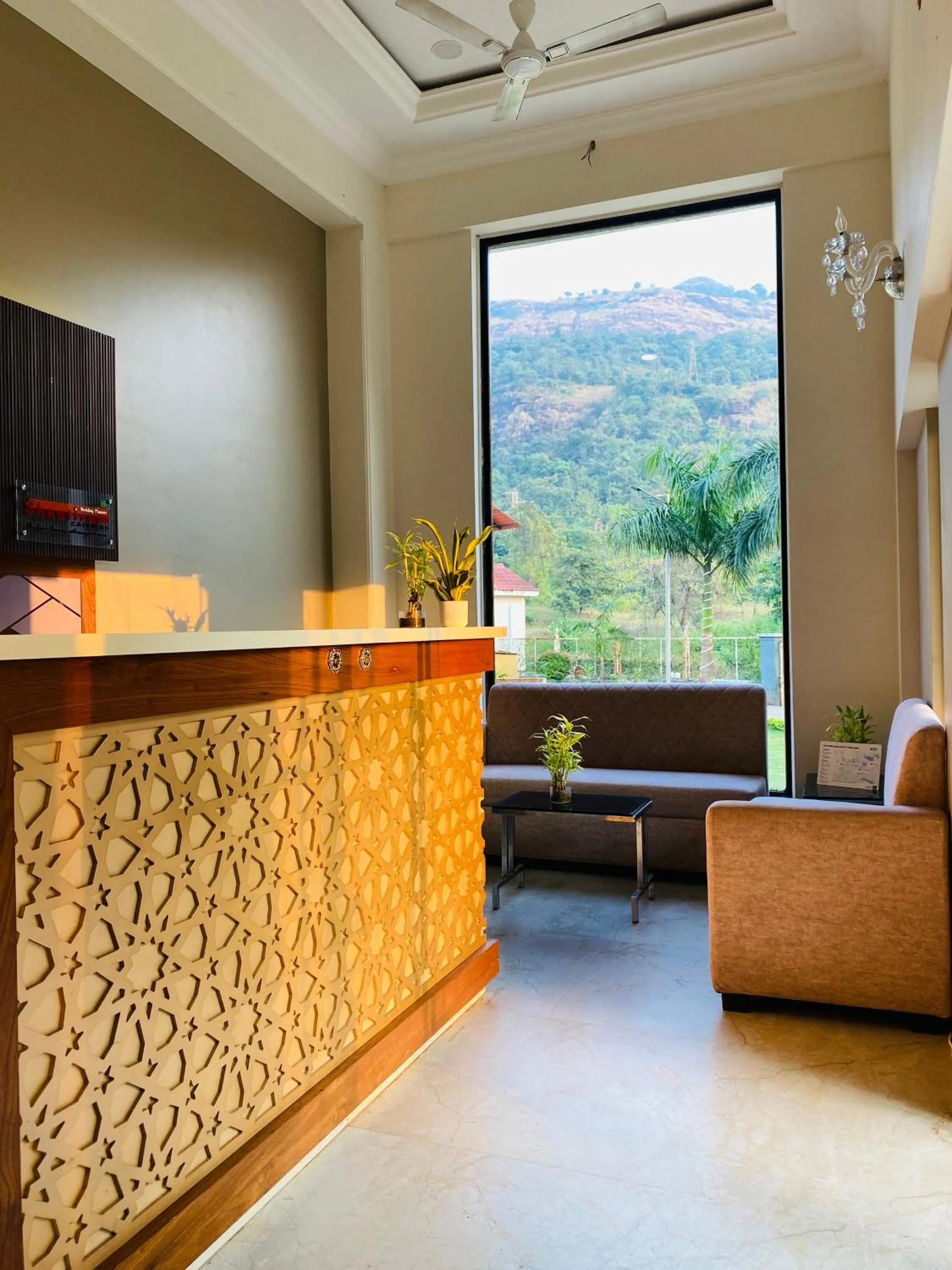 Lobby or reception in The Grand Leela Resort