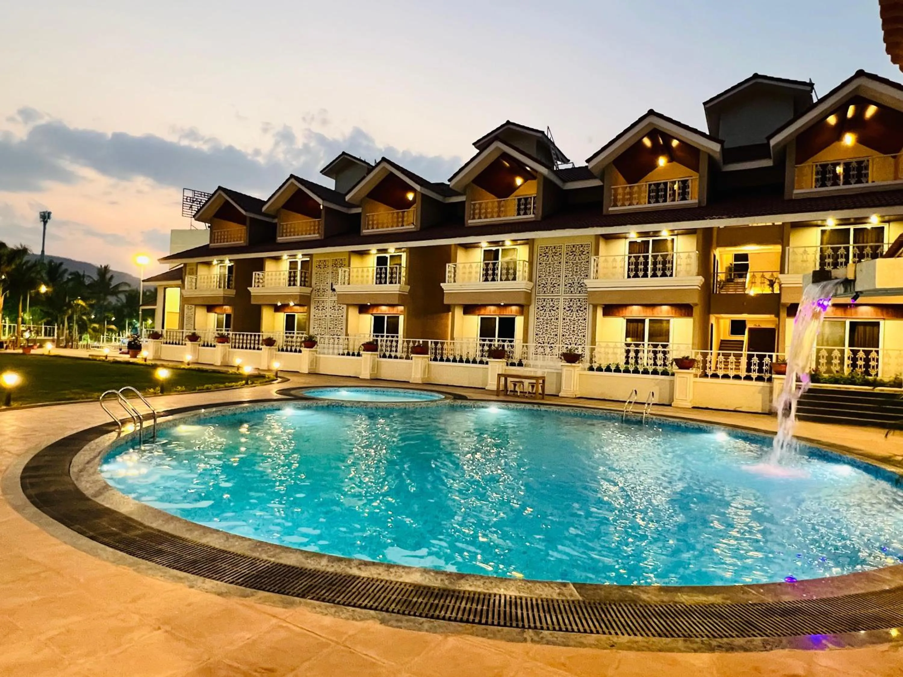 Property building in The Grand Leela Resort