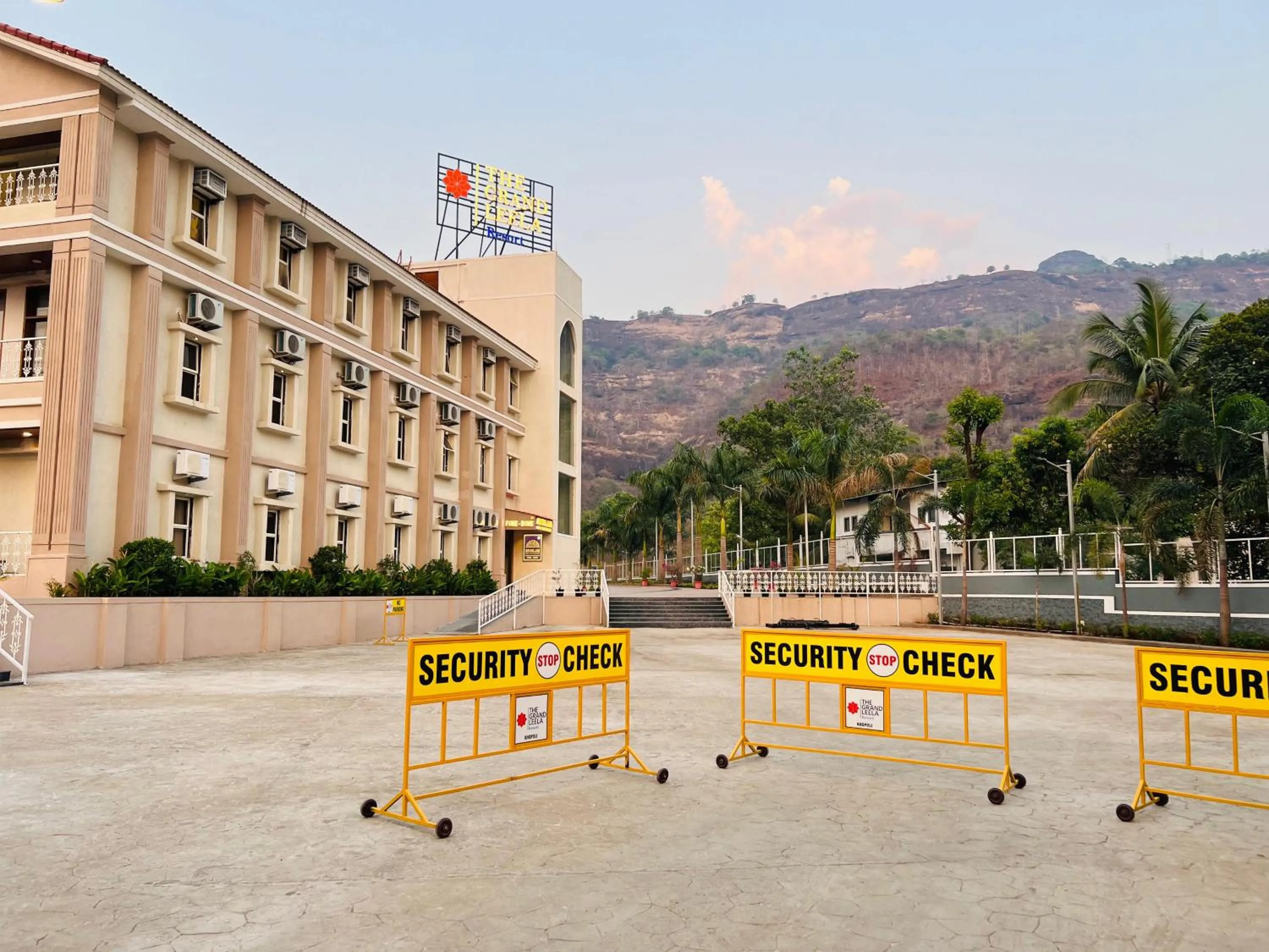 Facade/entrance in The Grand Leela Resort