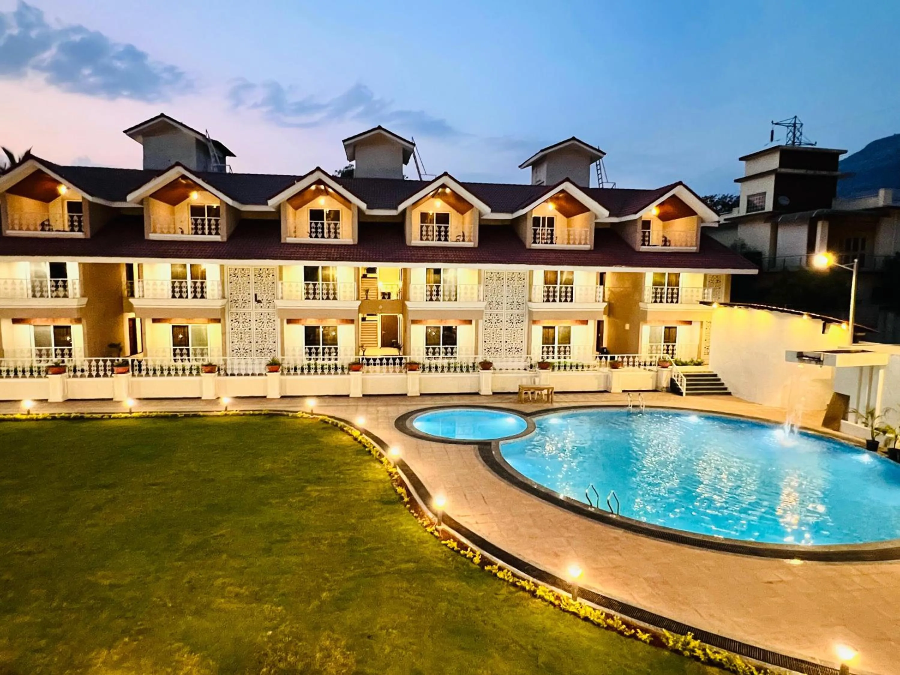 Property building in The Grand Leela Resort