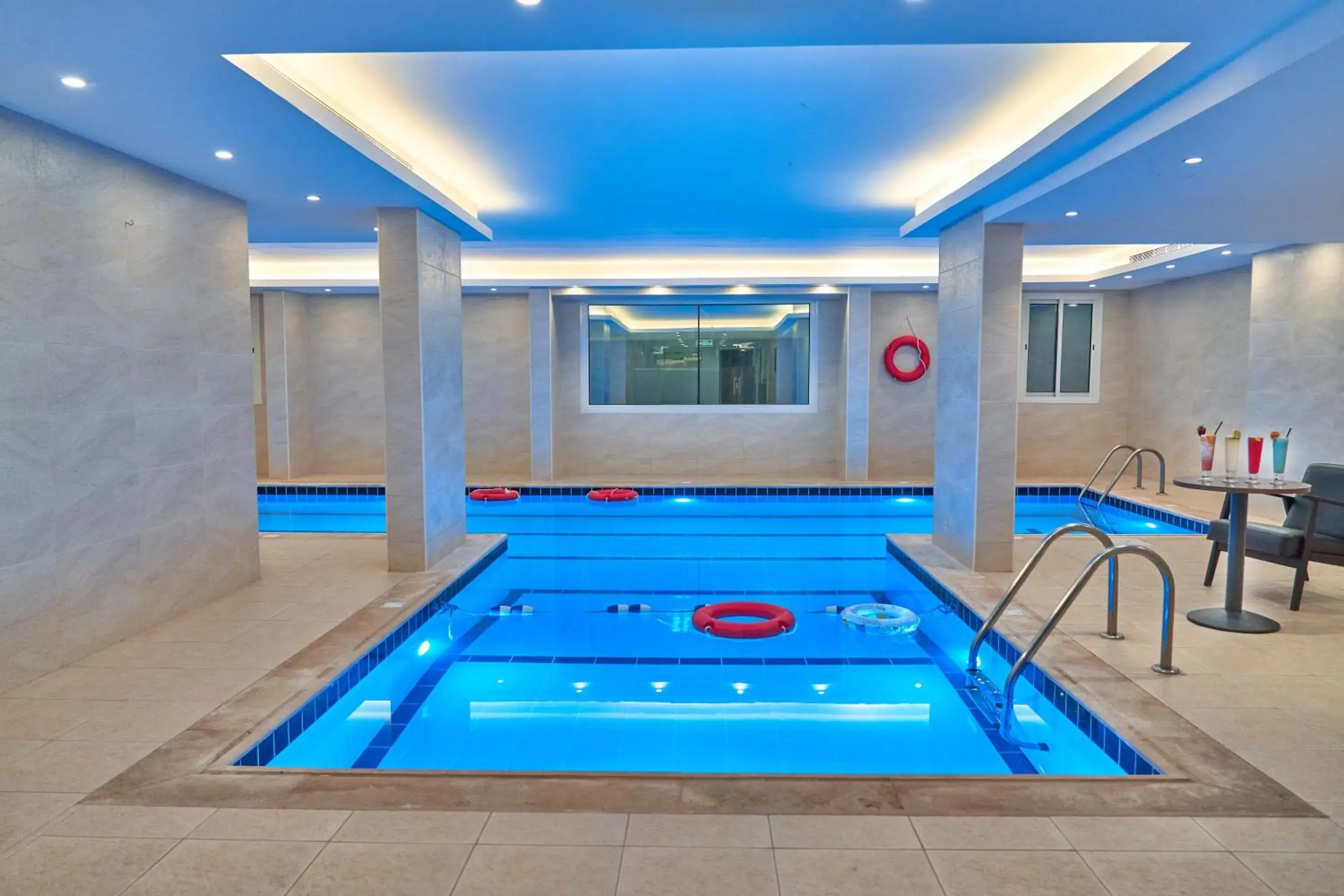 Pool view in Platinum Hotel Pool view in Platinum Hotel