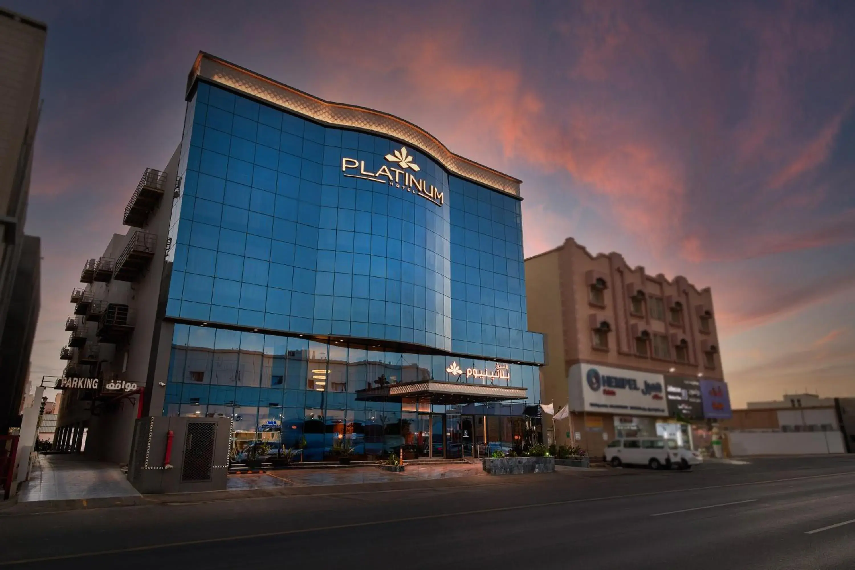 Property building in Platinum Hotel Property building in Platinum Hotel