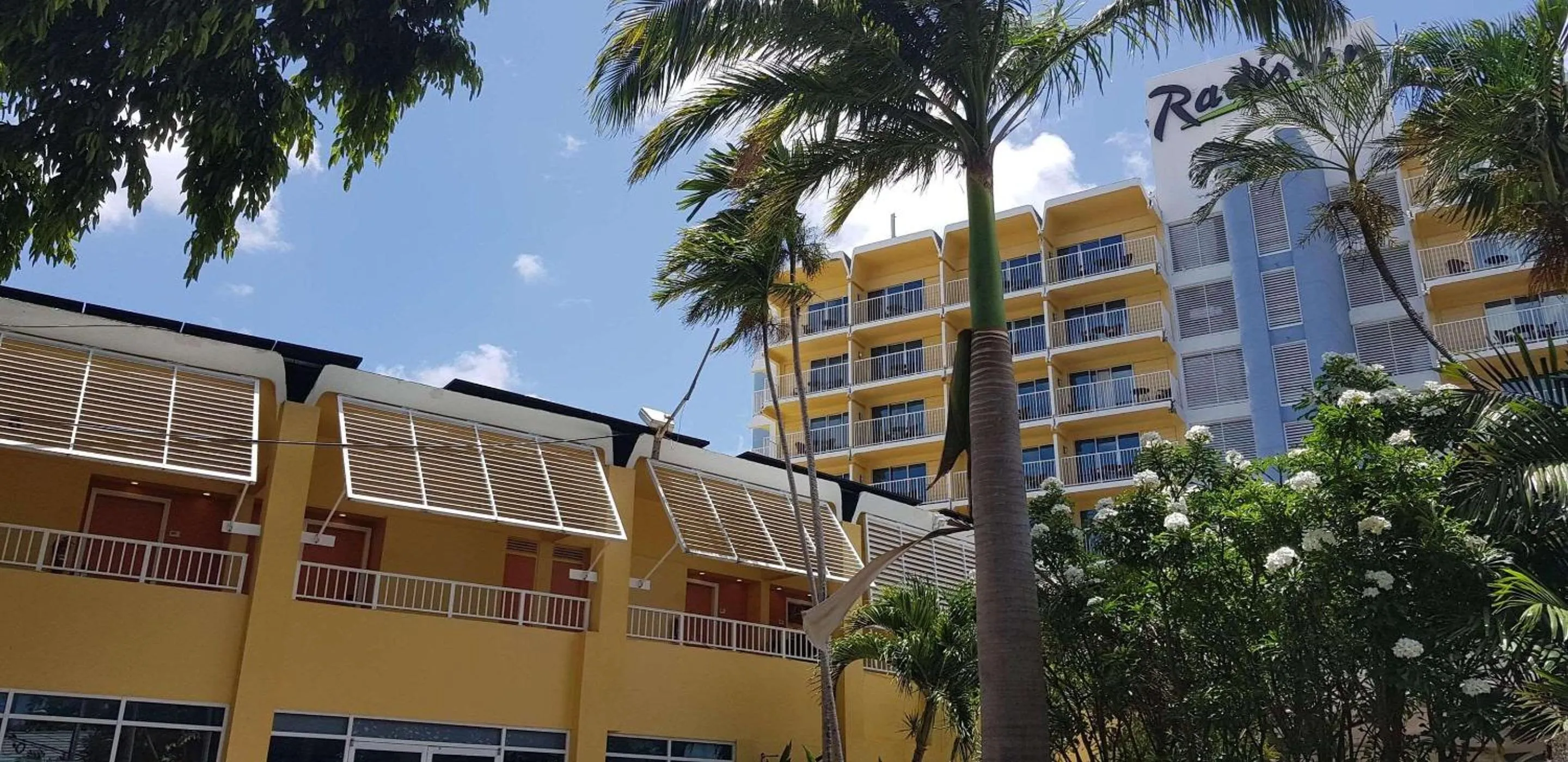 Property building in Radisson Aquatica Resort Barbados