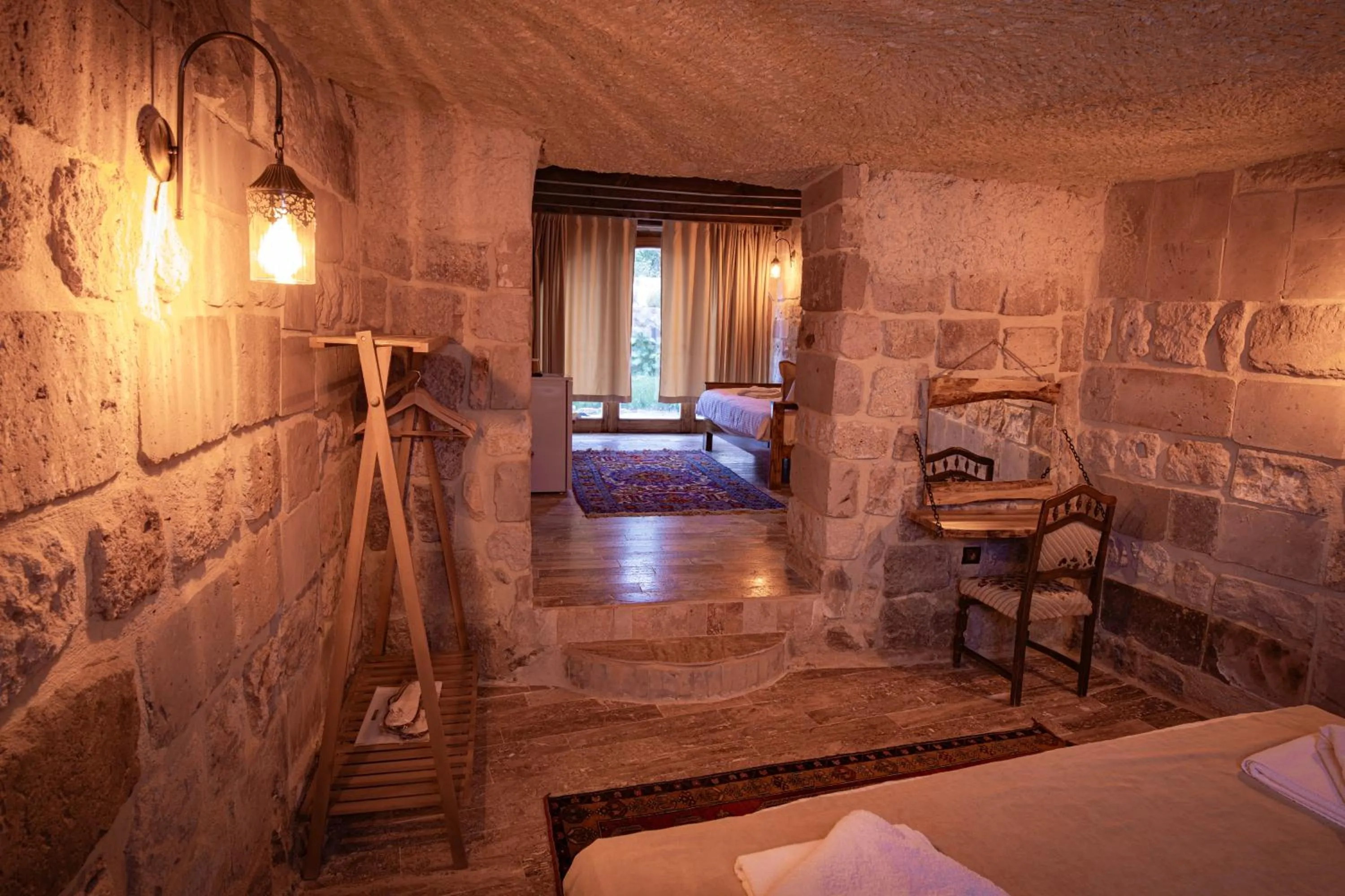 Bed in Sur Cave Hotel