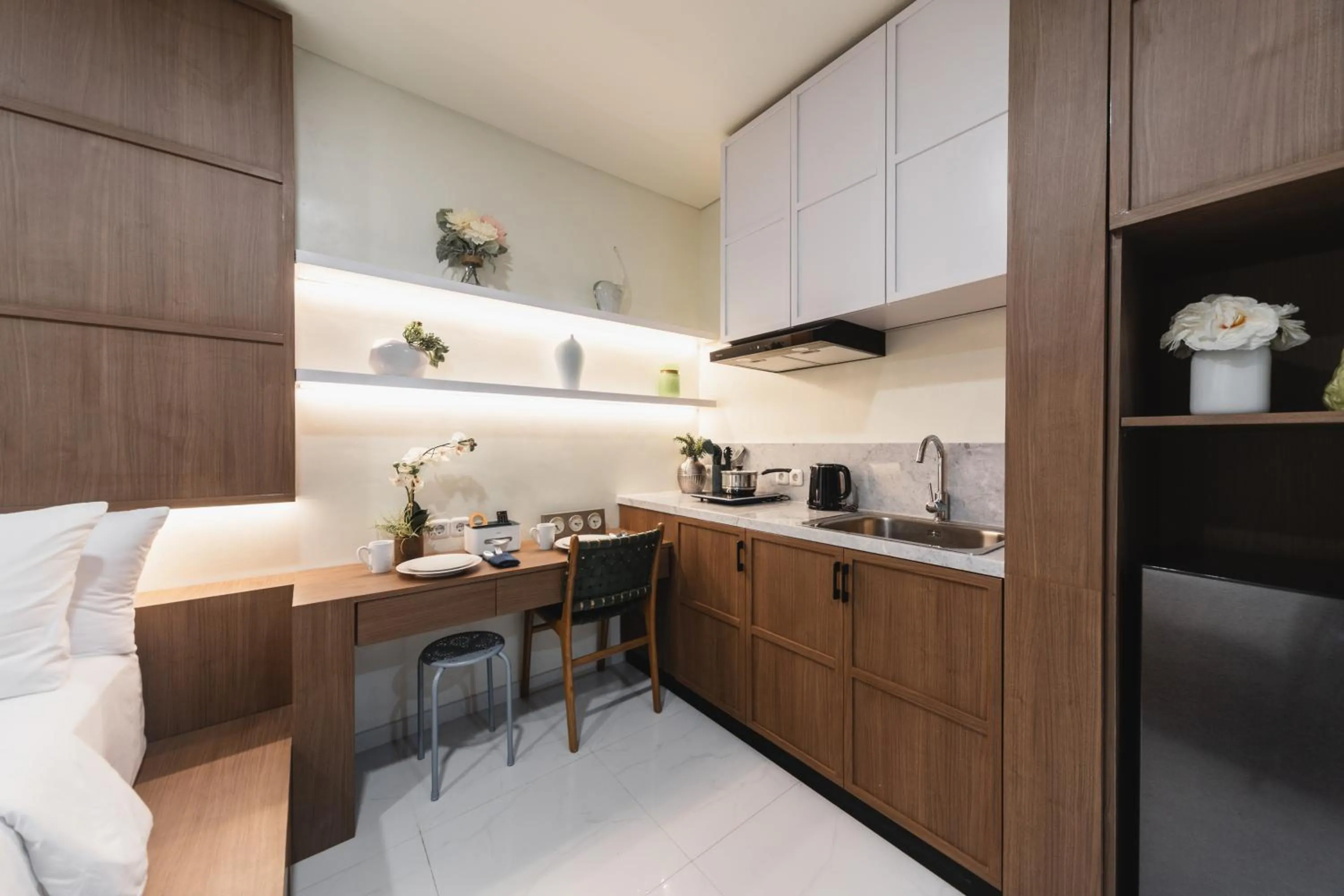 Bed in Verdant Bali Tirta Lepang