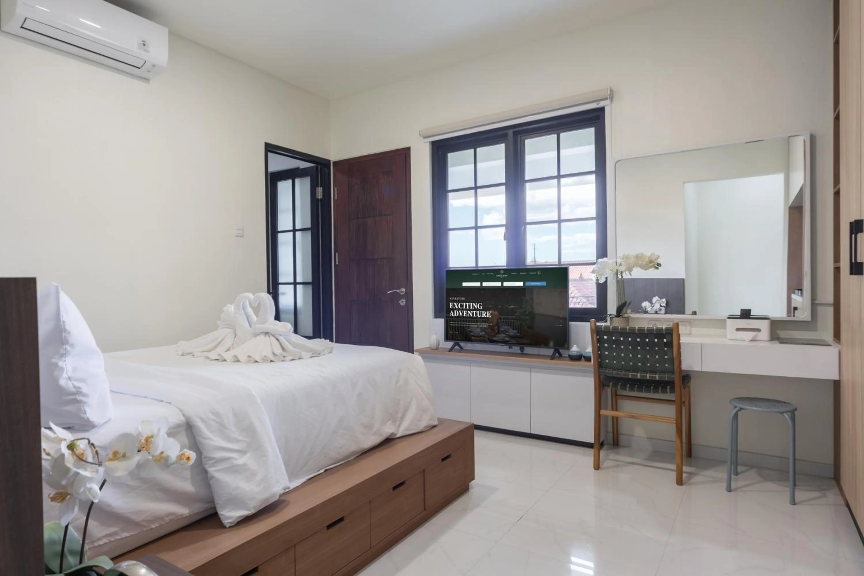 Bed in Verdant Bali Tirta Lepang