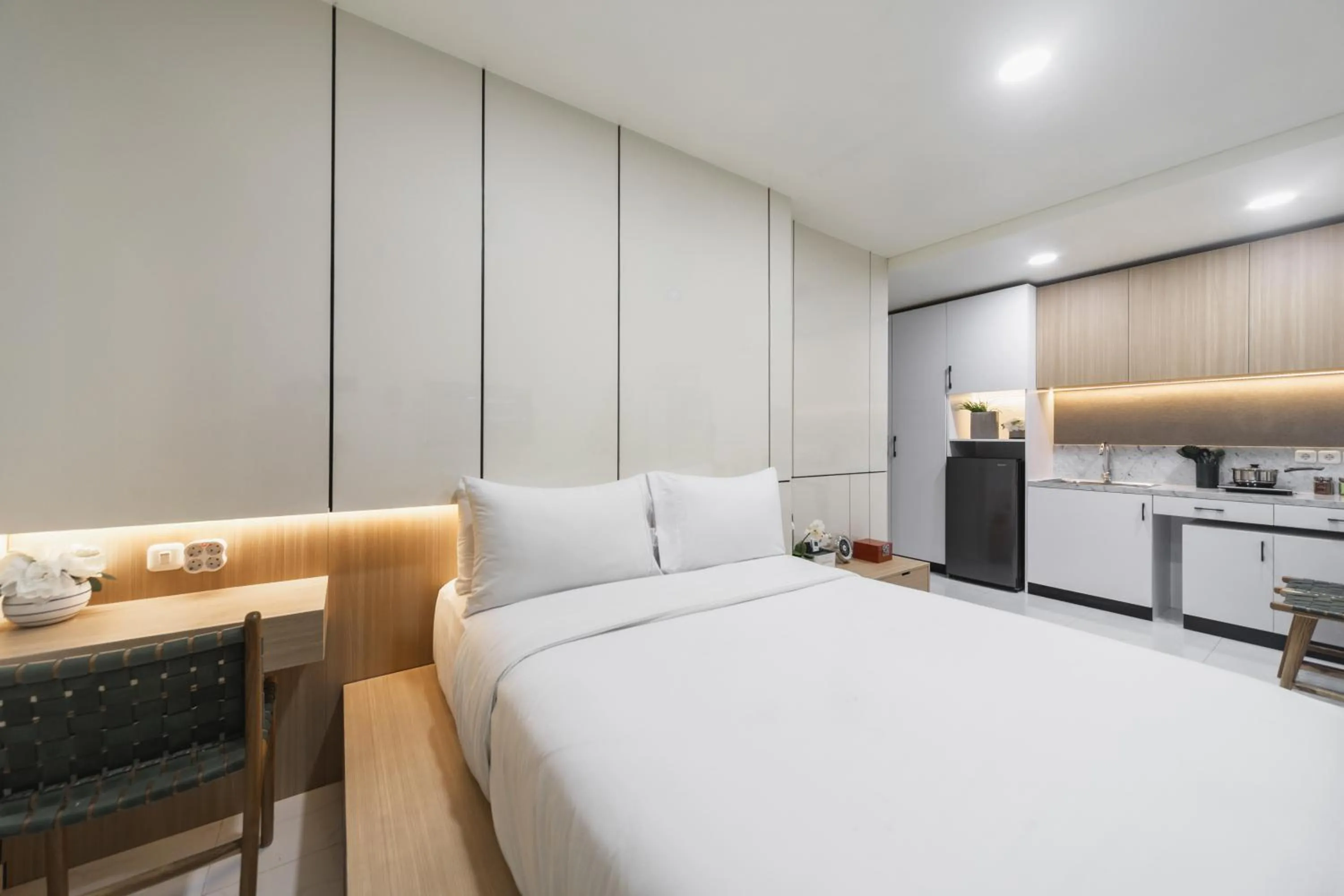 Bed in Verdant Bali Tirta Lepang