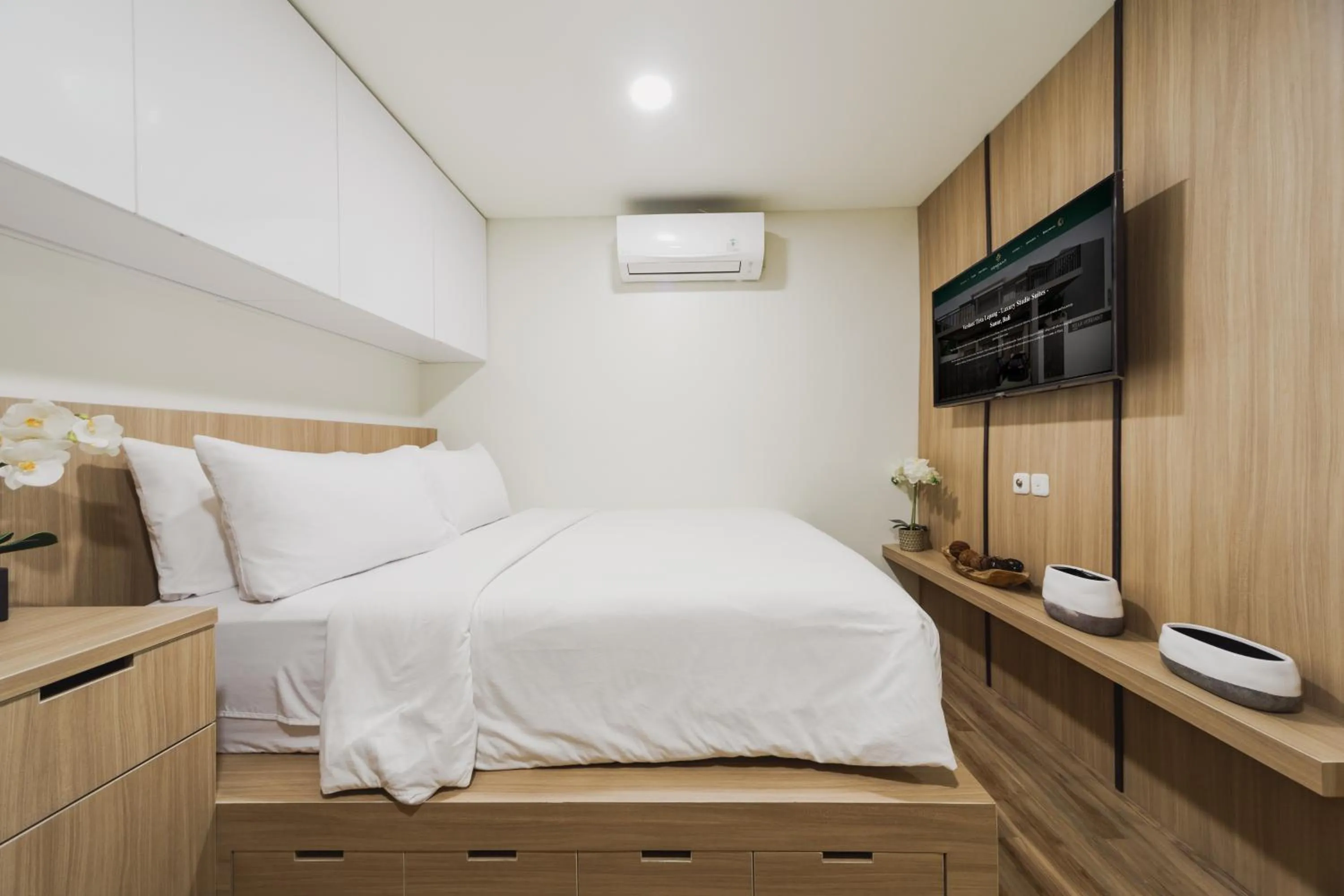 Bed in Verdant Bali Tirta Lepang