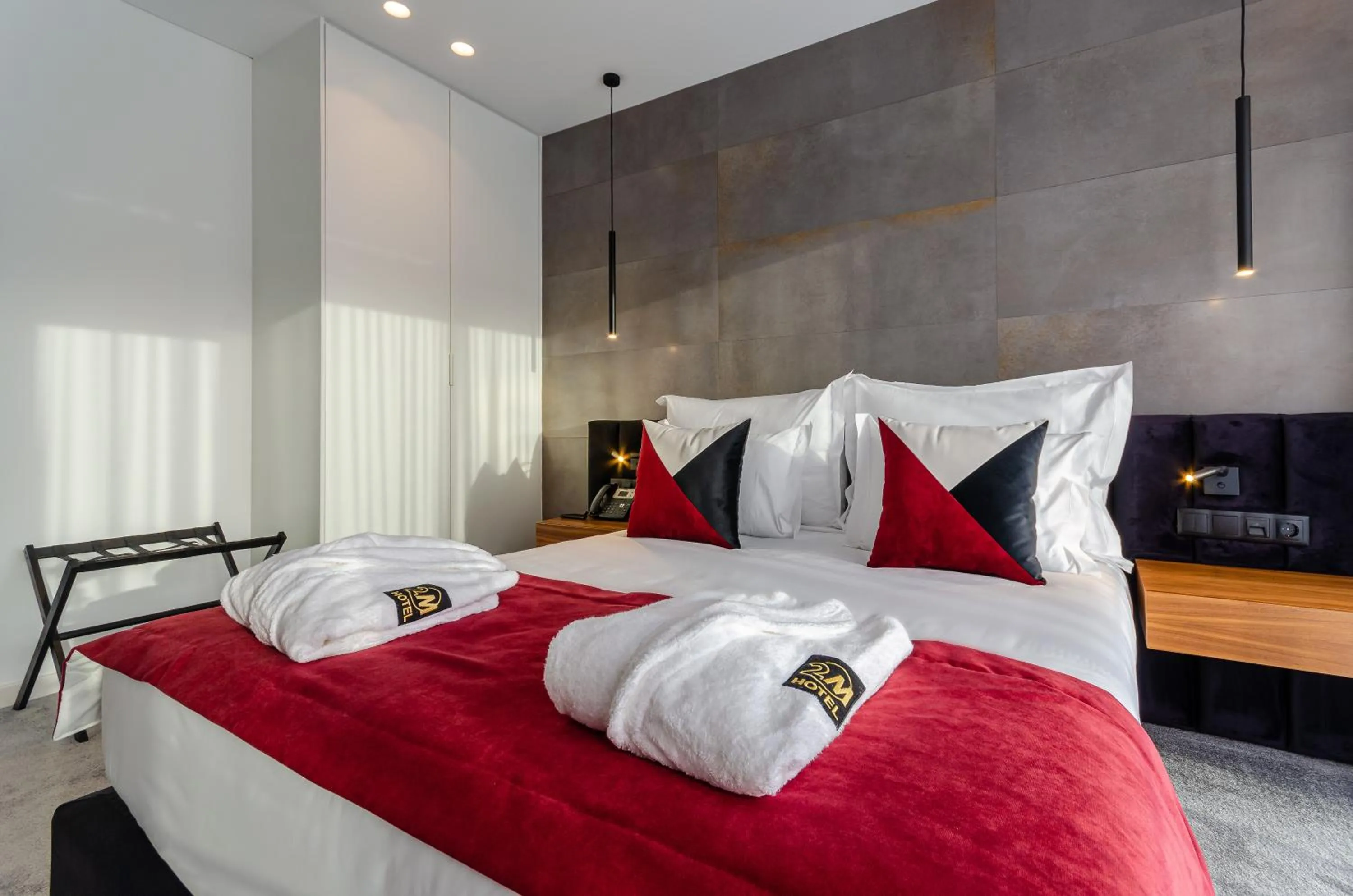 Bed in 2M BOUTIQUE HOTEL