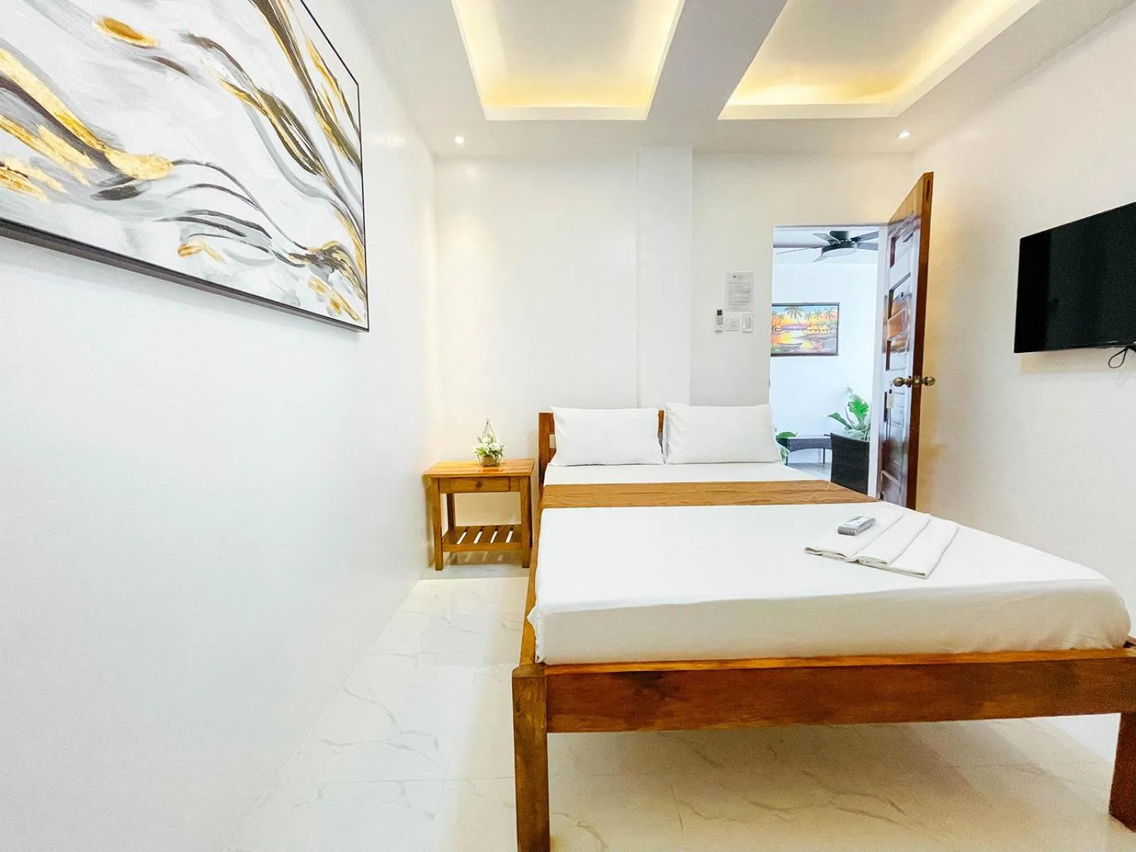 Bed in Agbing Seaside View Resort Puerto Galera powered by Cocotel