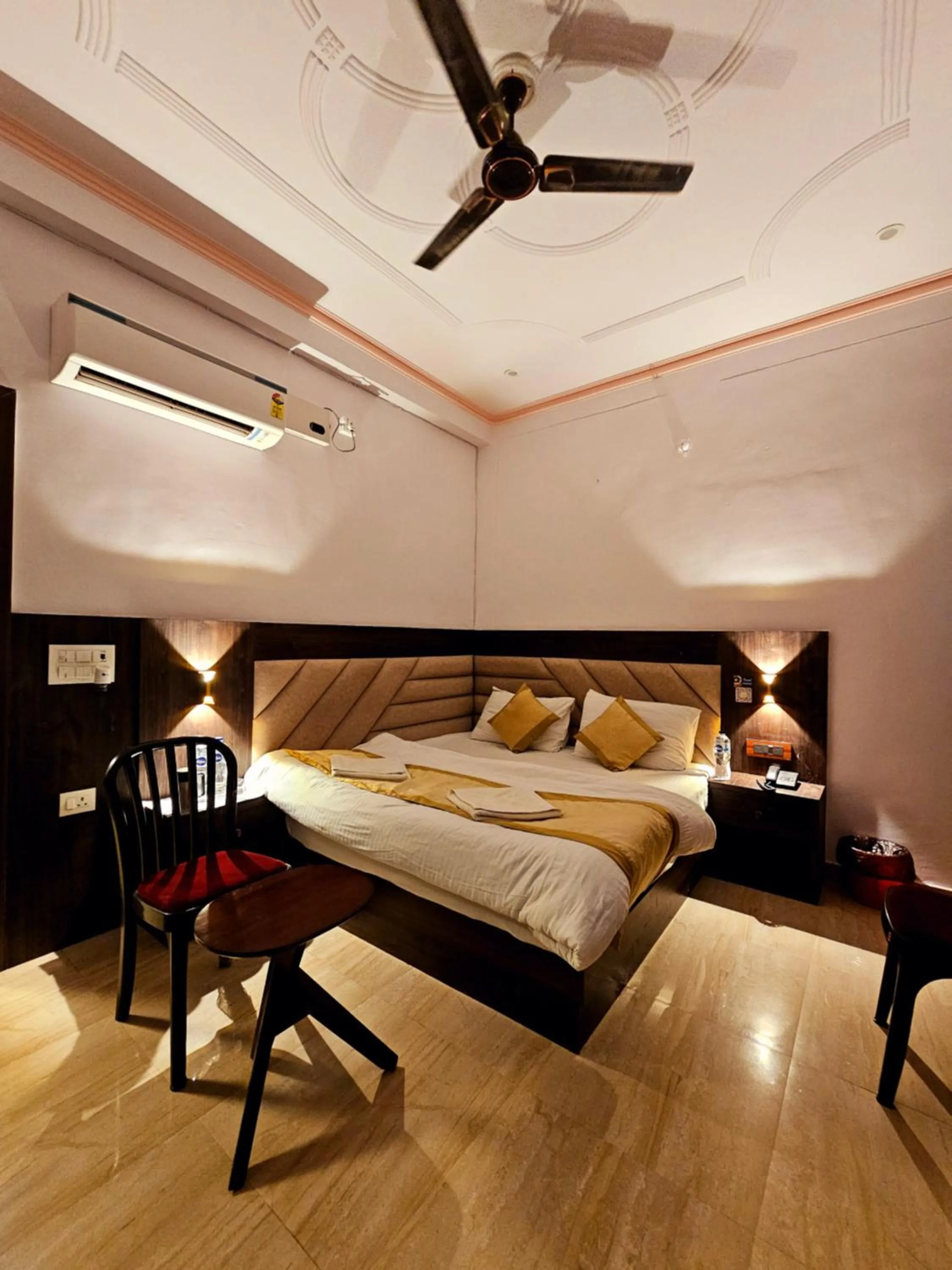 Bed in Shri Krishna Divine Dham