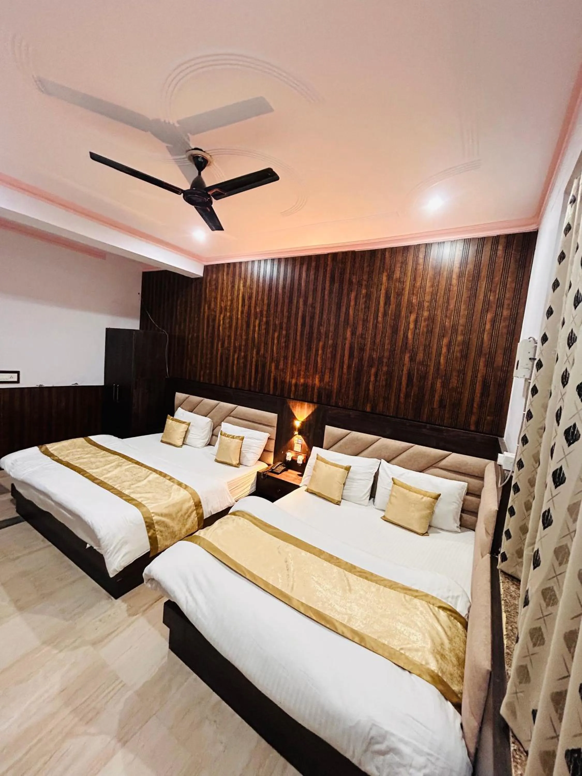 Bed in Shri Krishna Divine Dham