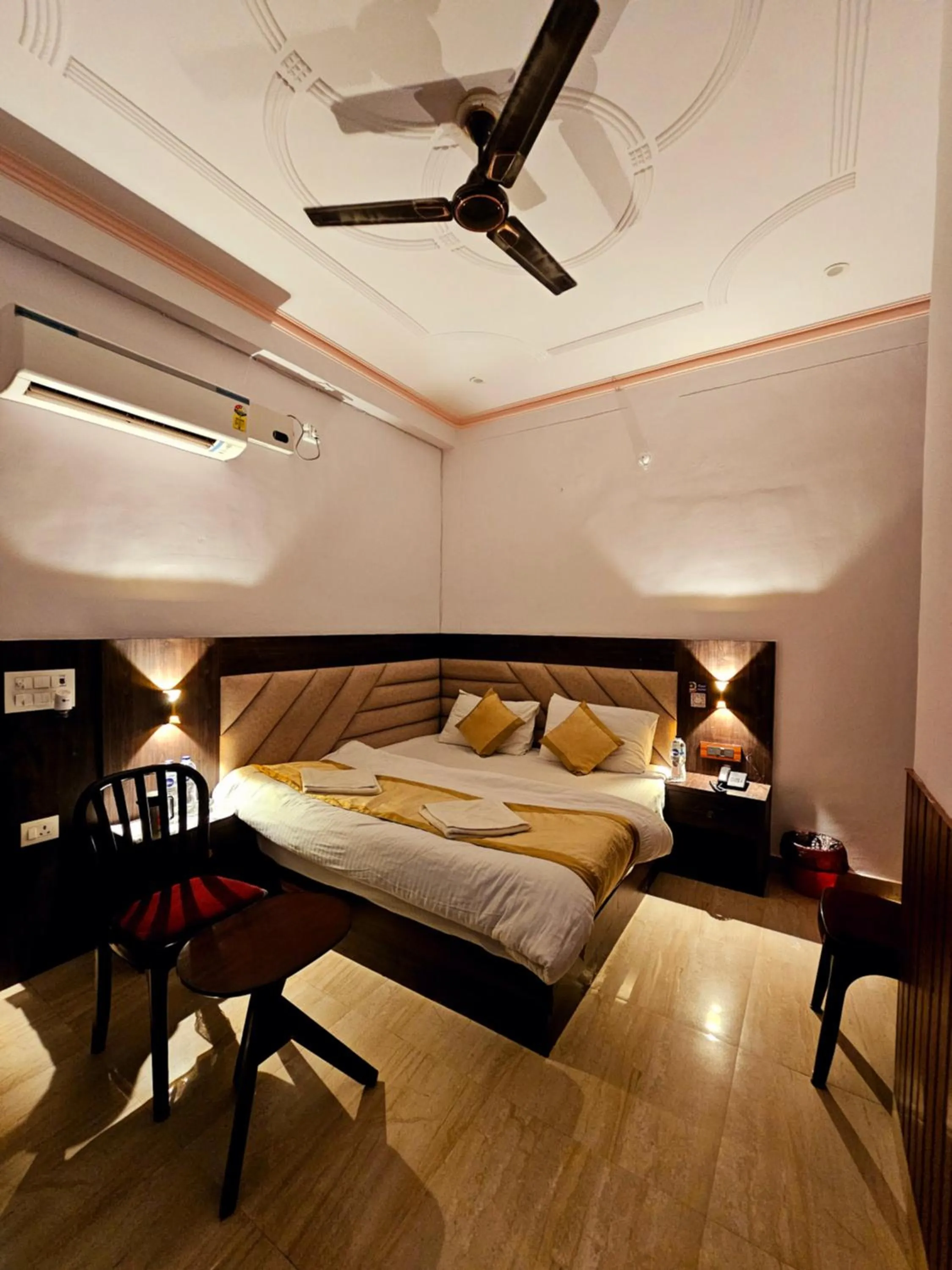 Bed in Shri Krishna Divine Dham