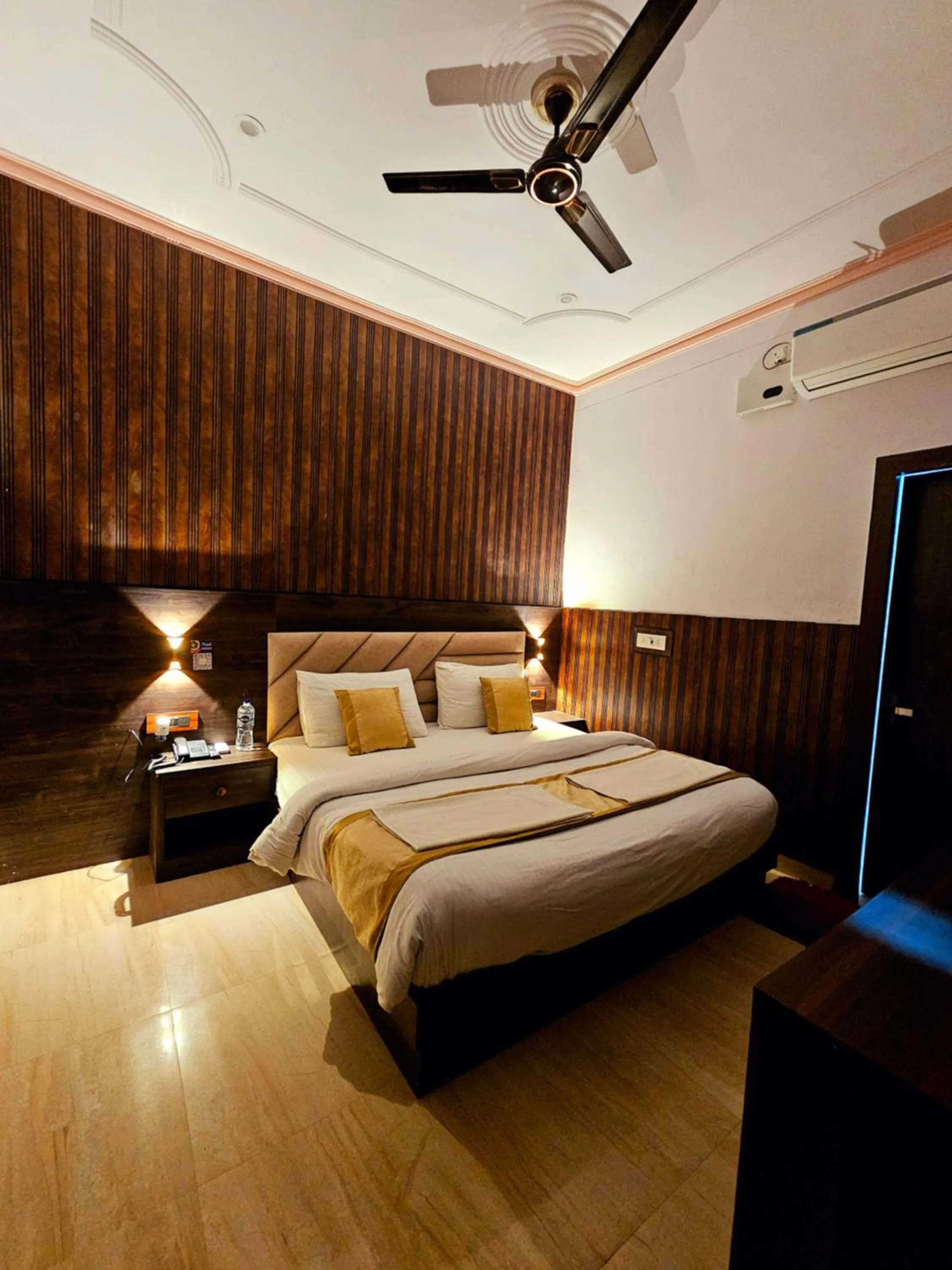 Bed in Shri Krishna Divine Dham