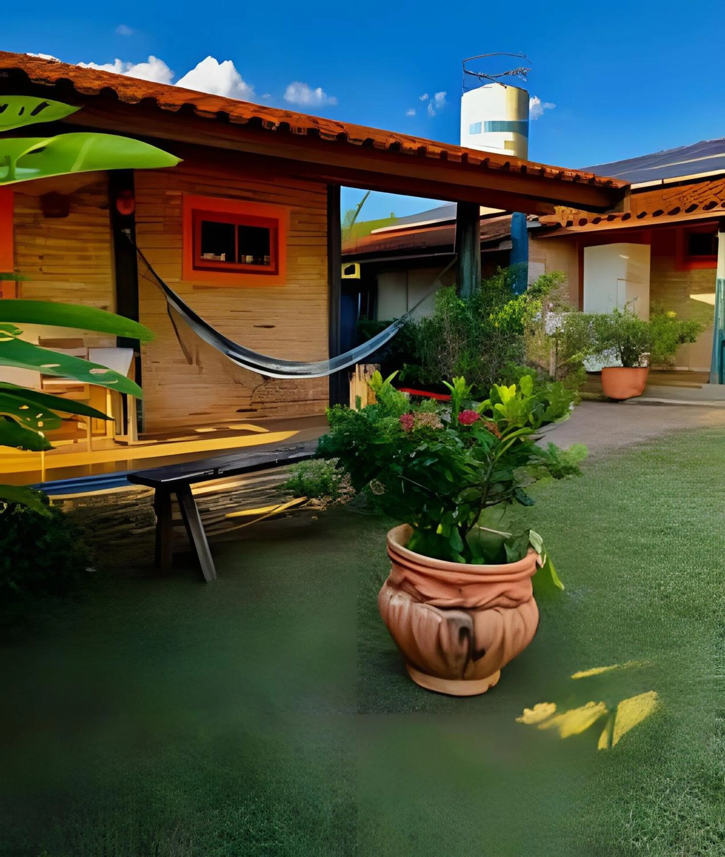 Property building in Pousada Recanto Janbor