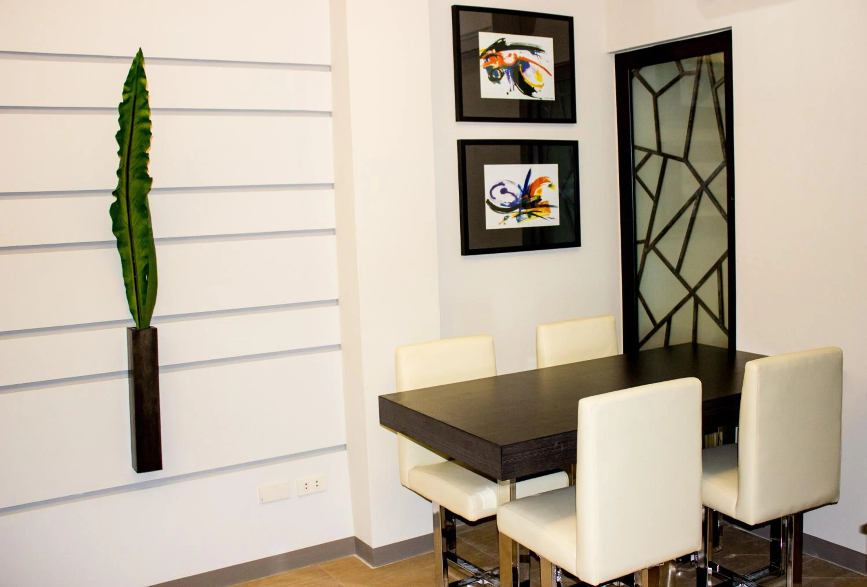 Dining area in KLM Condotel