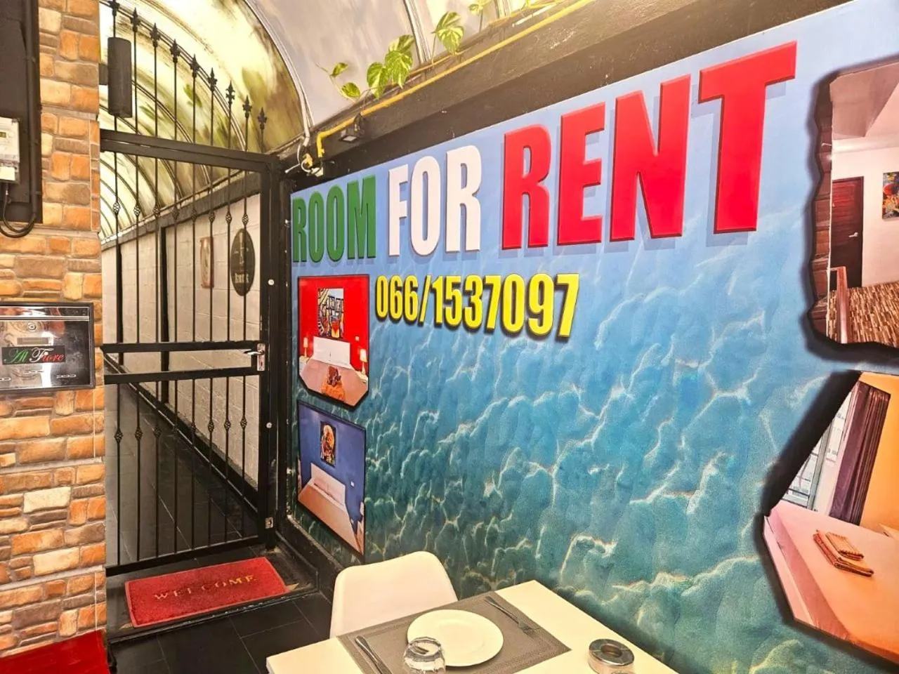 Facade/entrance in Al Fiore Guesthouse Pattaya