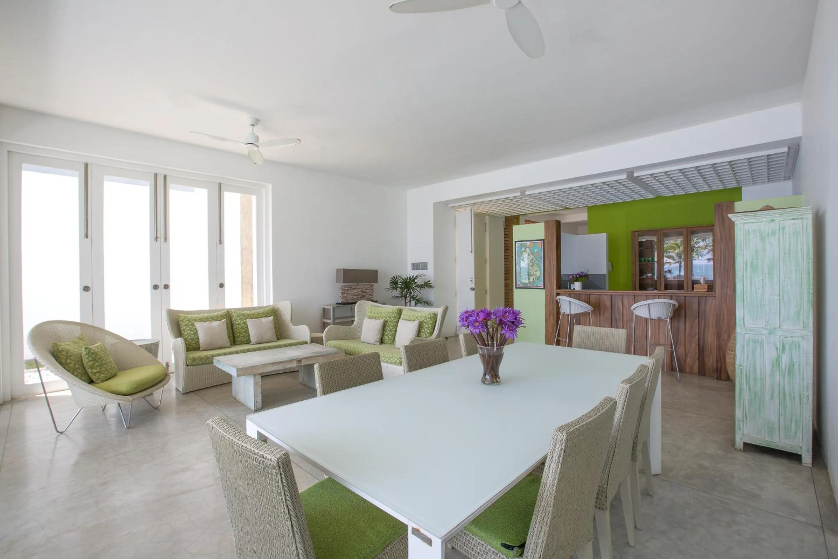 Property building in Sri Sharavi Beach Villas & Spa - with 43 metre saltwater infinity pool