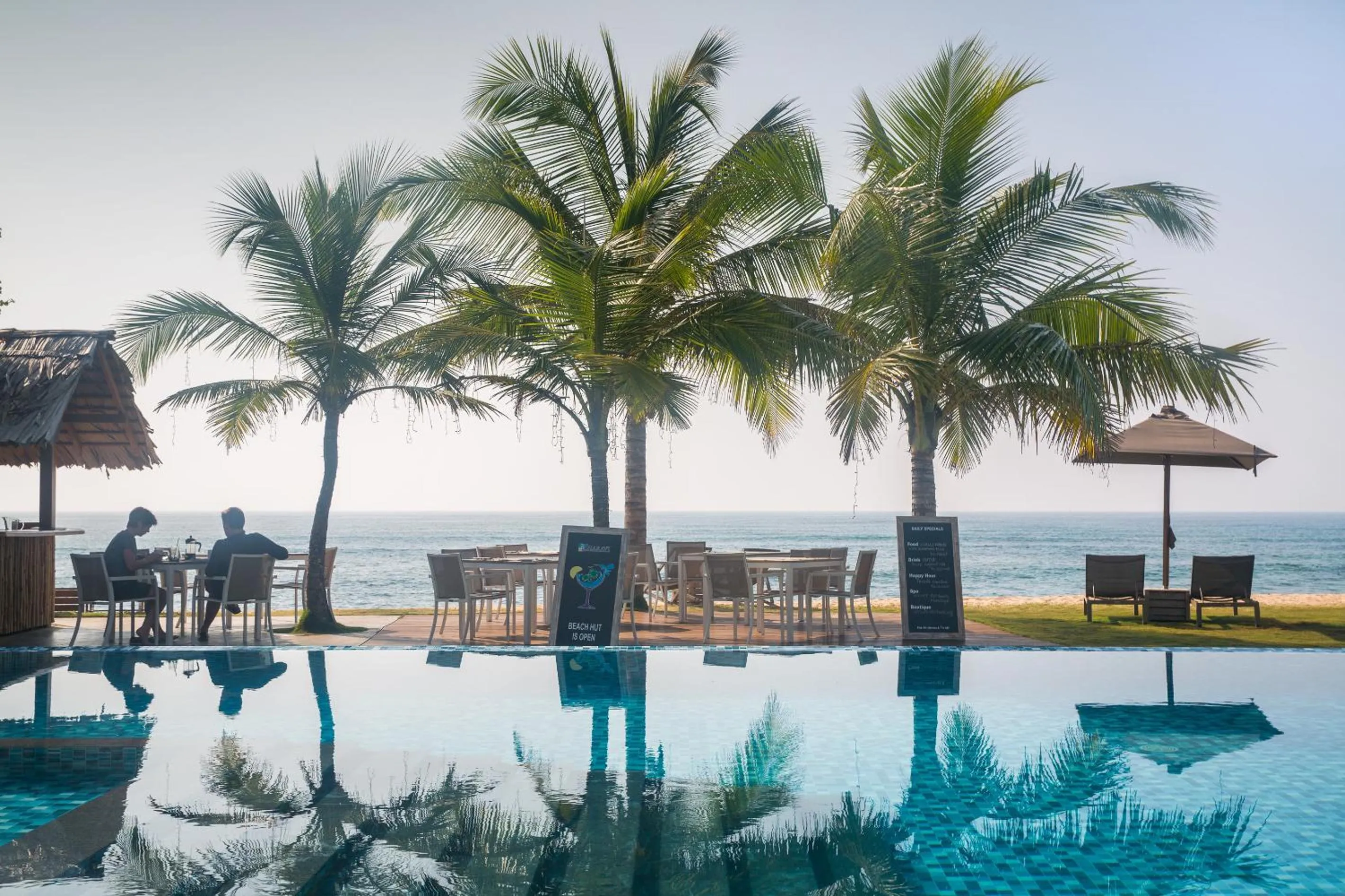 Day in Sri Sharavi Beach Villas & Spa - with 43 metre saltwater infinity pool