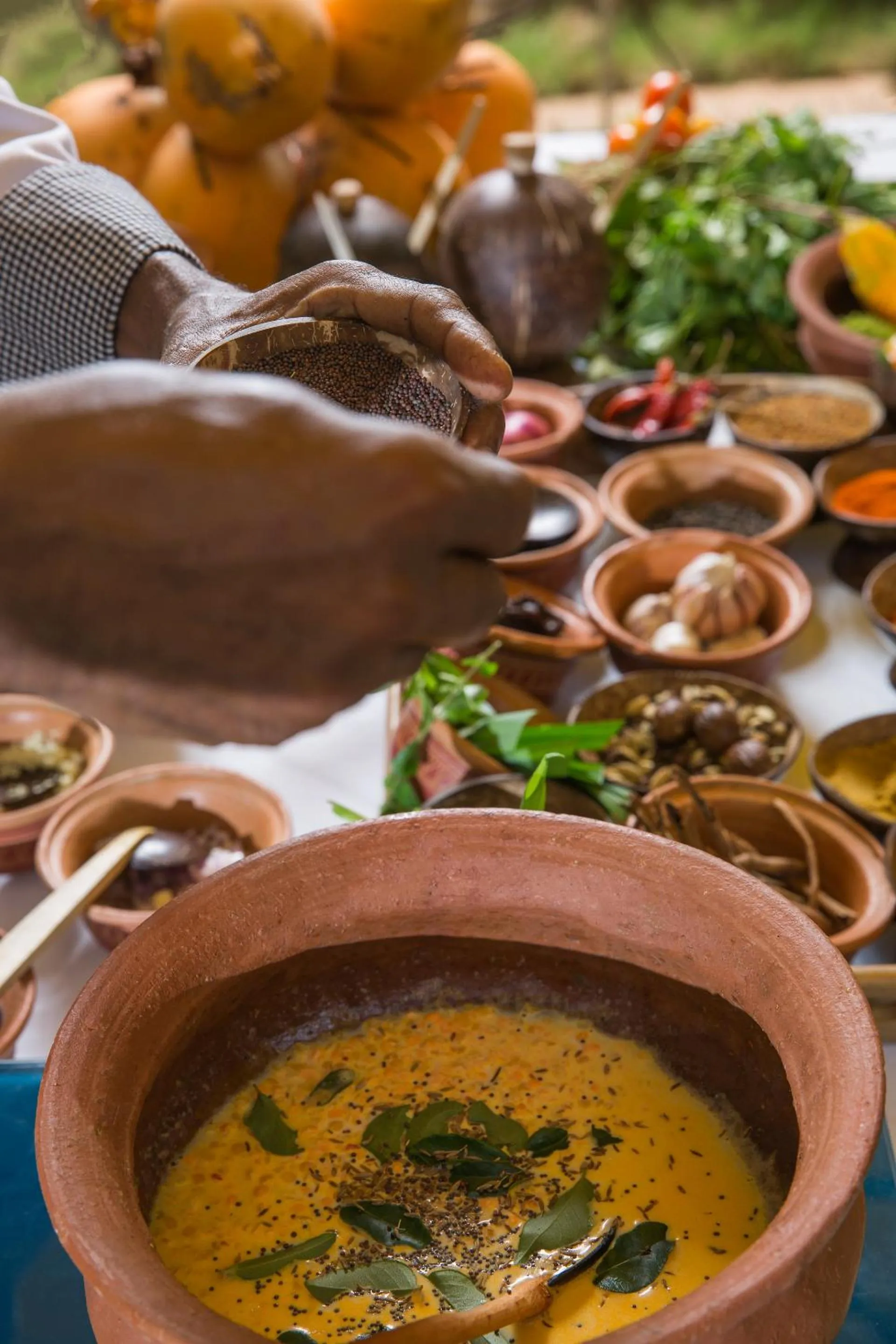 Food close-up in Sri Sharavi Beach Villas & Spa - with 43 metre saltwater infinity pool