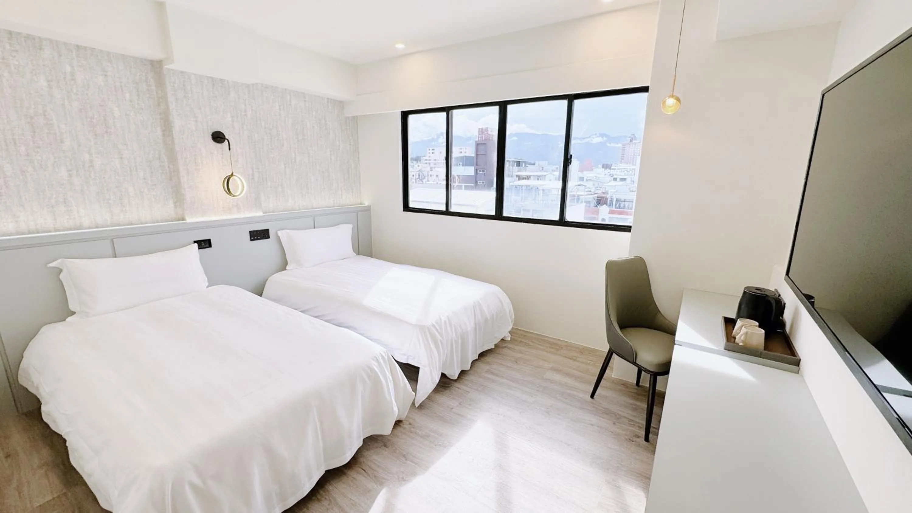 Bed in Yoai Mountain Roam Hotel