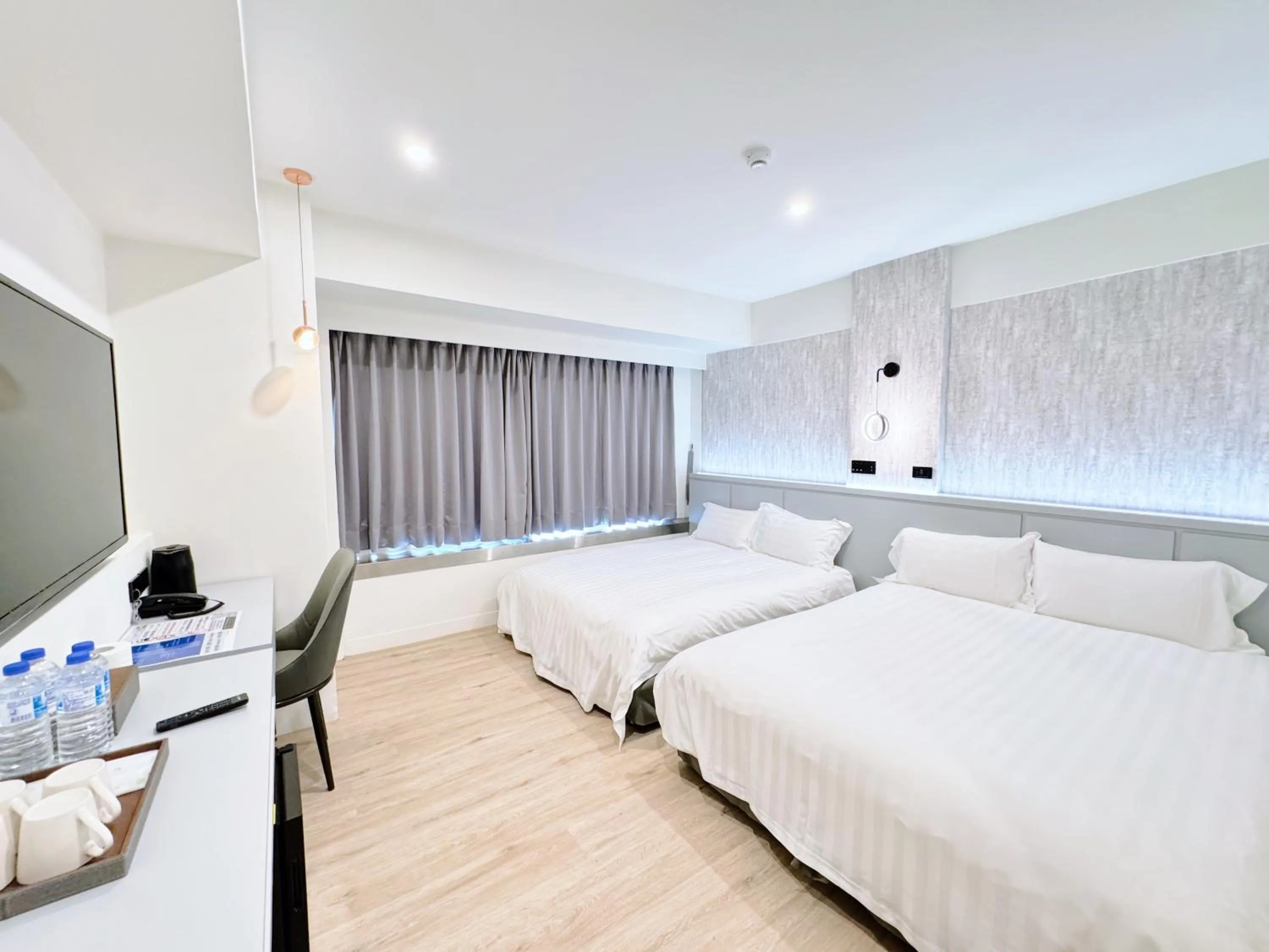 Bed in Yoai Mountain Roam Hotel