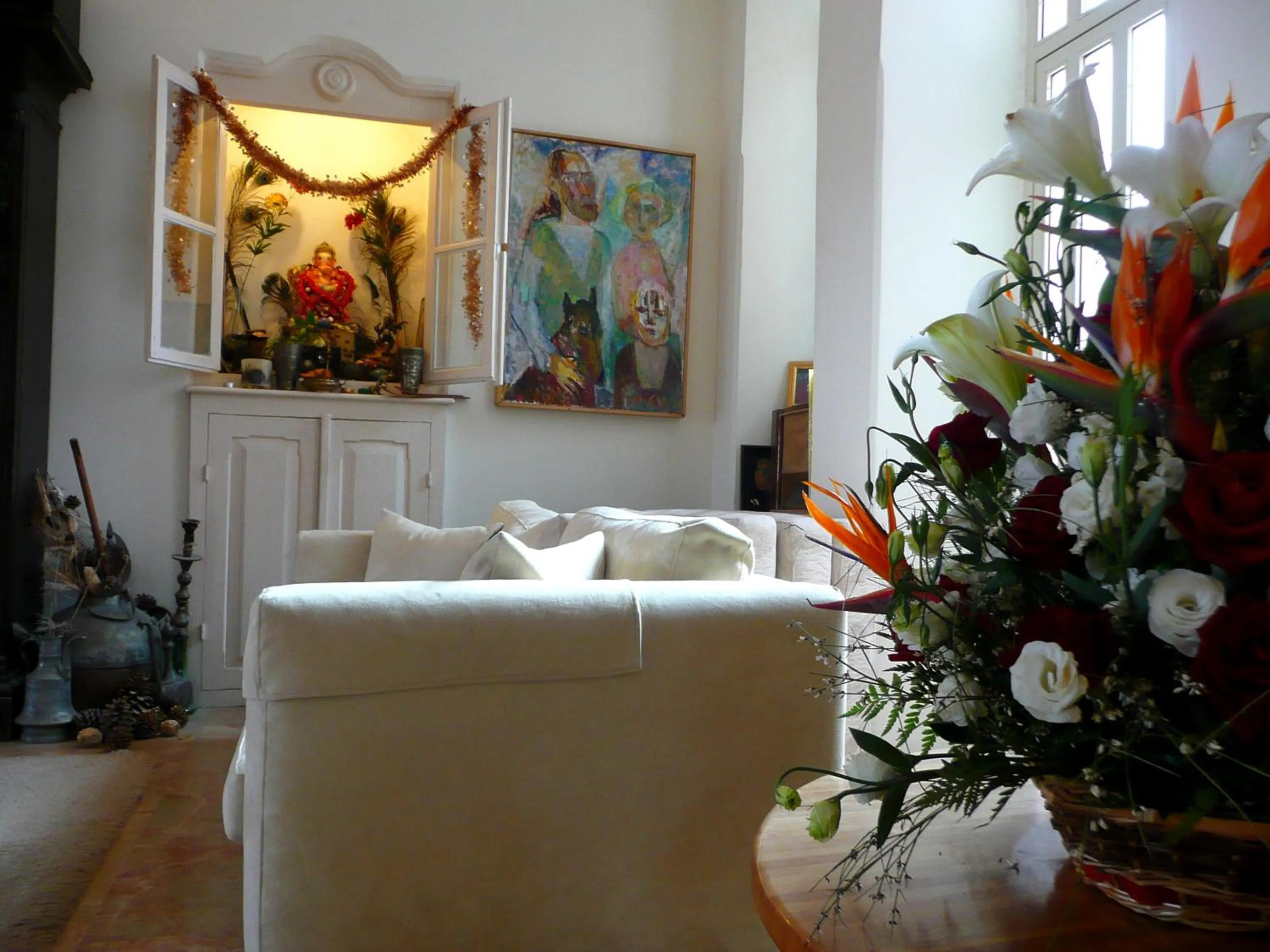 Seating area in Diana's B&B