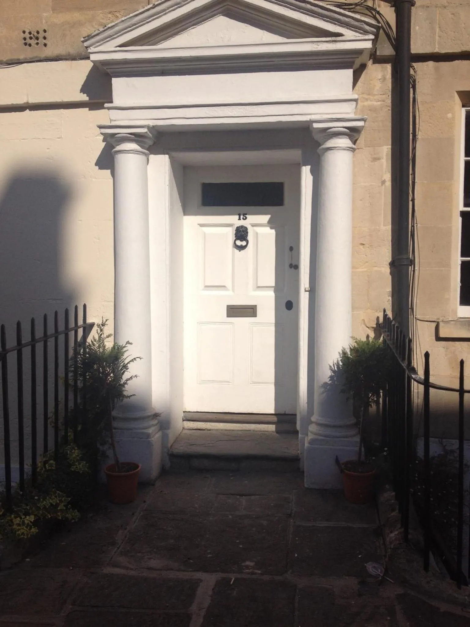 Facade/entrance in City Centre - Rivers Street, quiet 2 bed ground floor Georgian garden Apartment