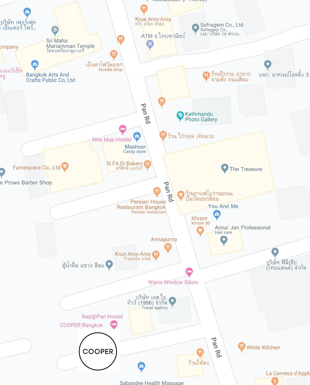 Bird's eye view in Cooper