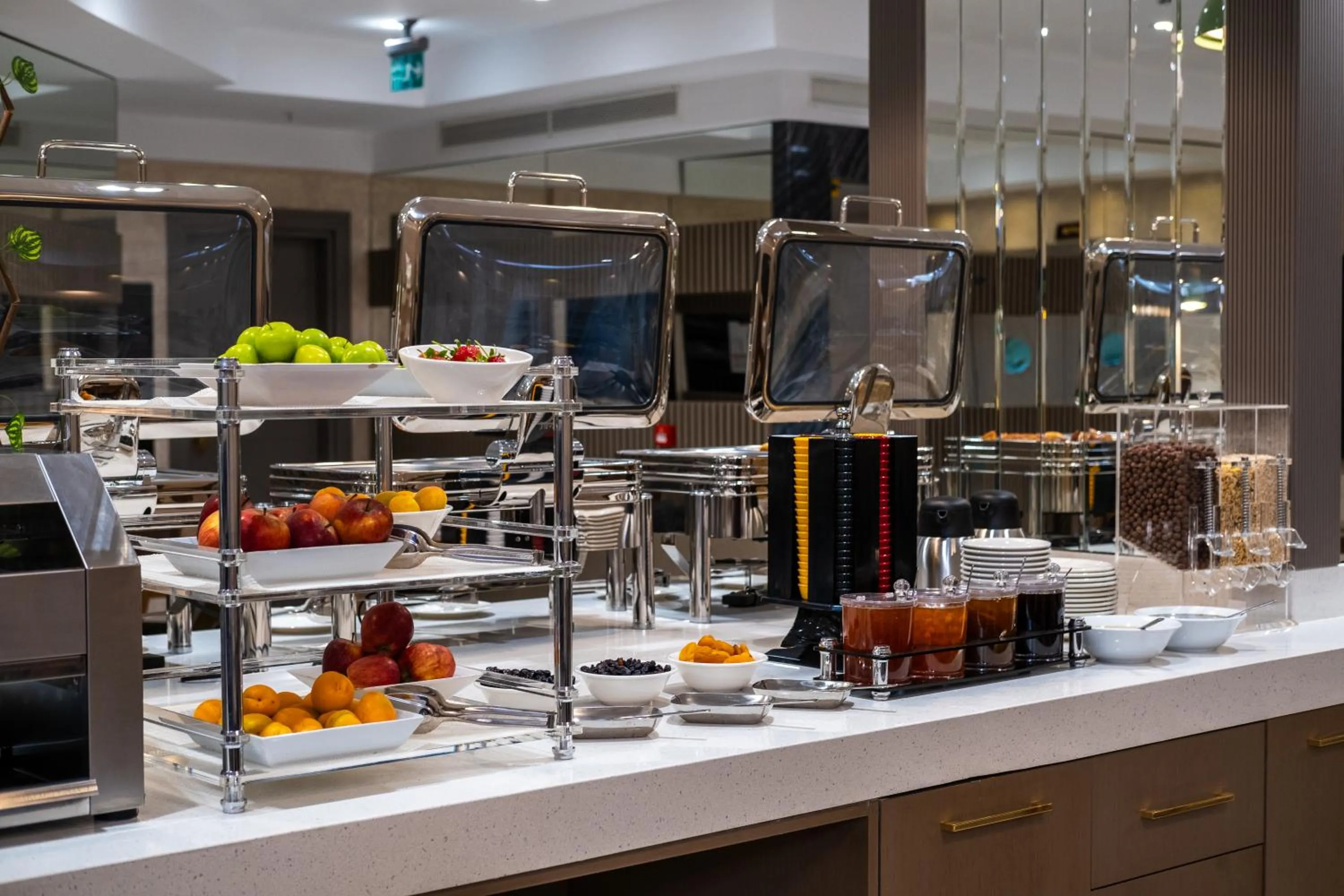 Buffet breakfast in Buke Hotel Bomonti