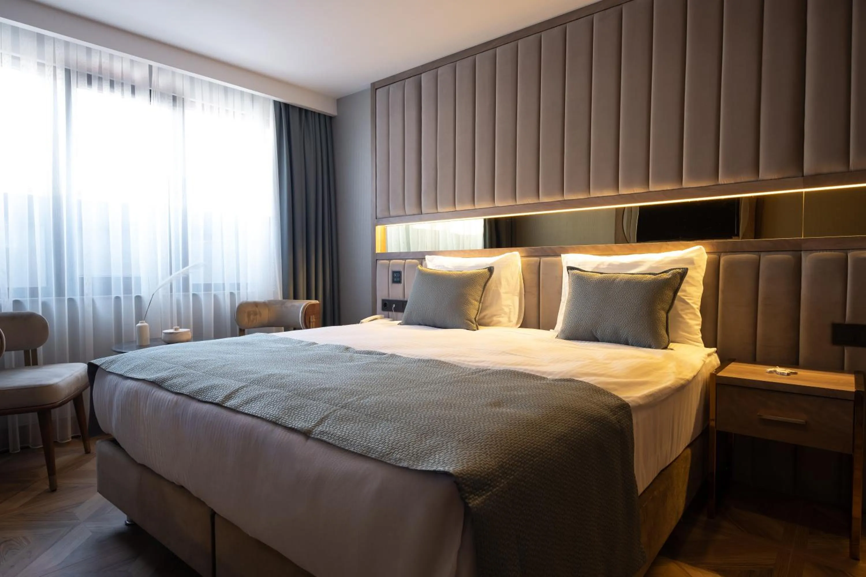 Bed in Buke Hotel Bomonti