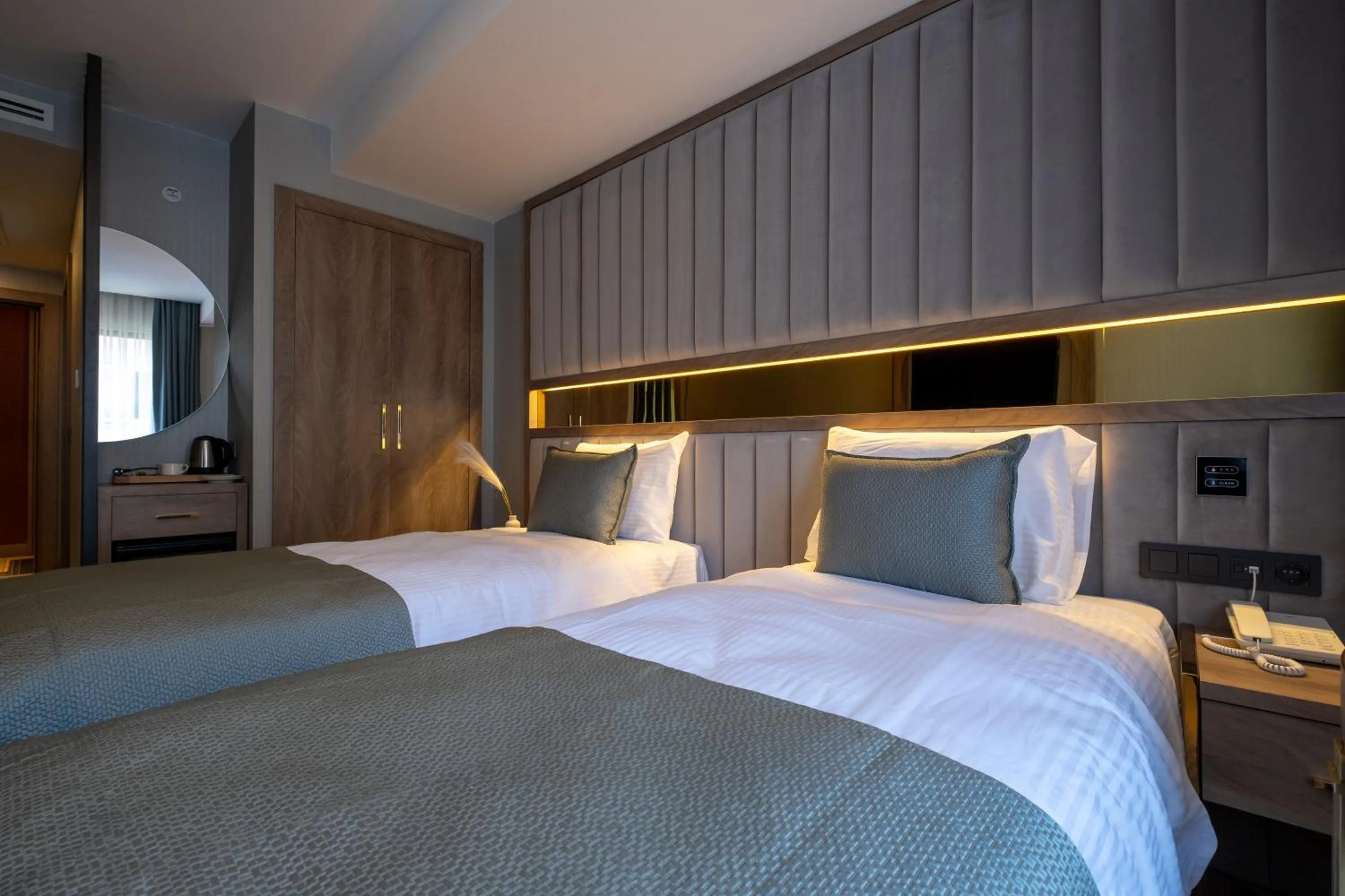 Bedroom, Bed in Buke Hotel Bomonti