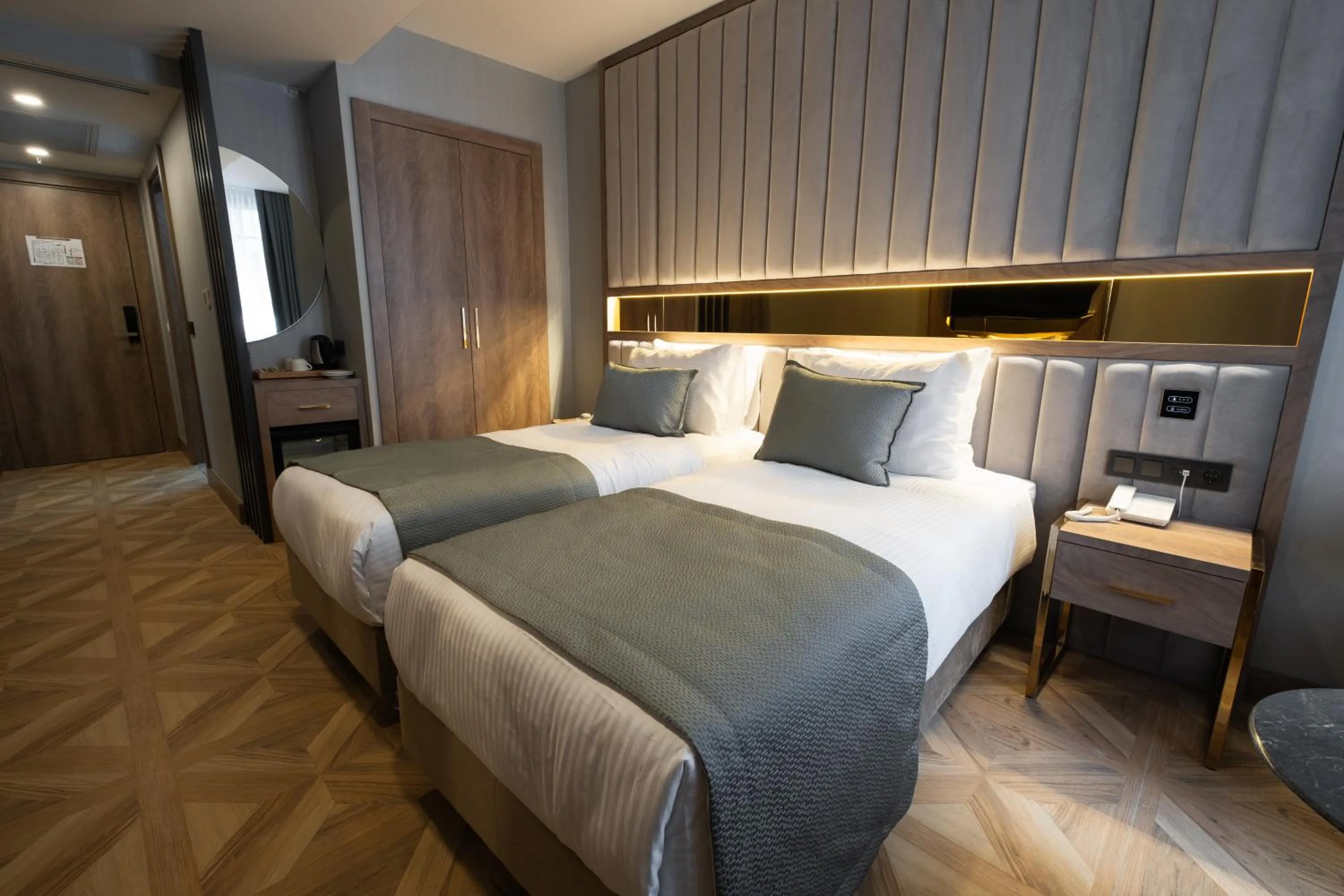 Bed in Buke Hotel Bomonti