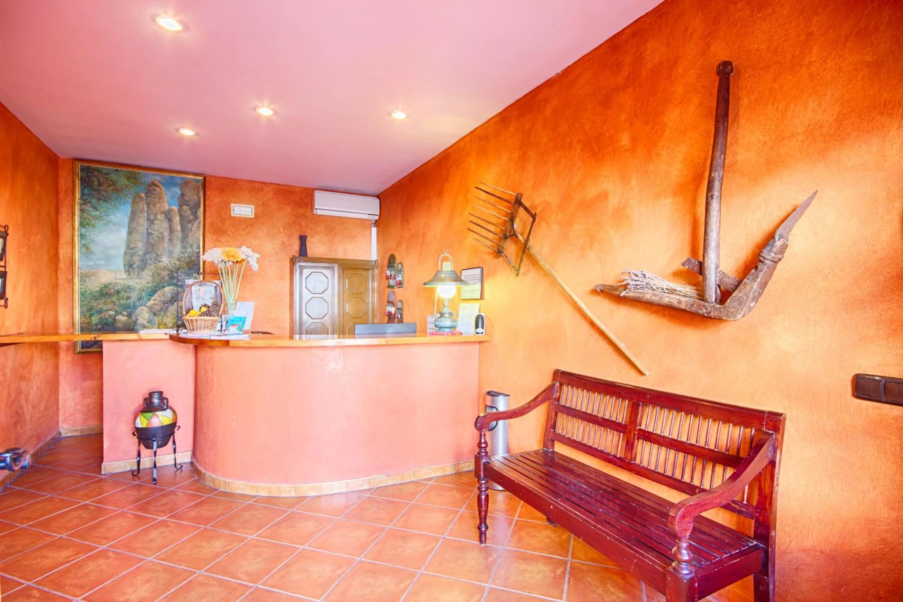 Lobby or reception in Hotel Rural Sierra Tejeda