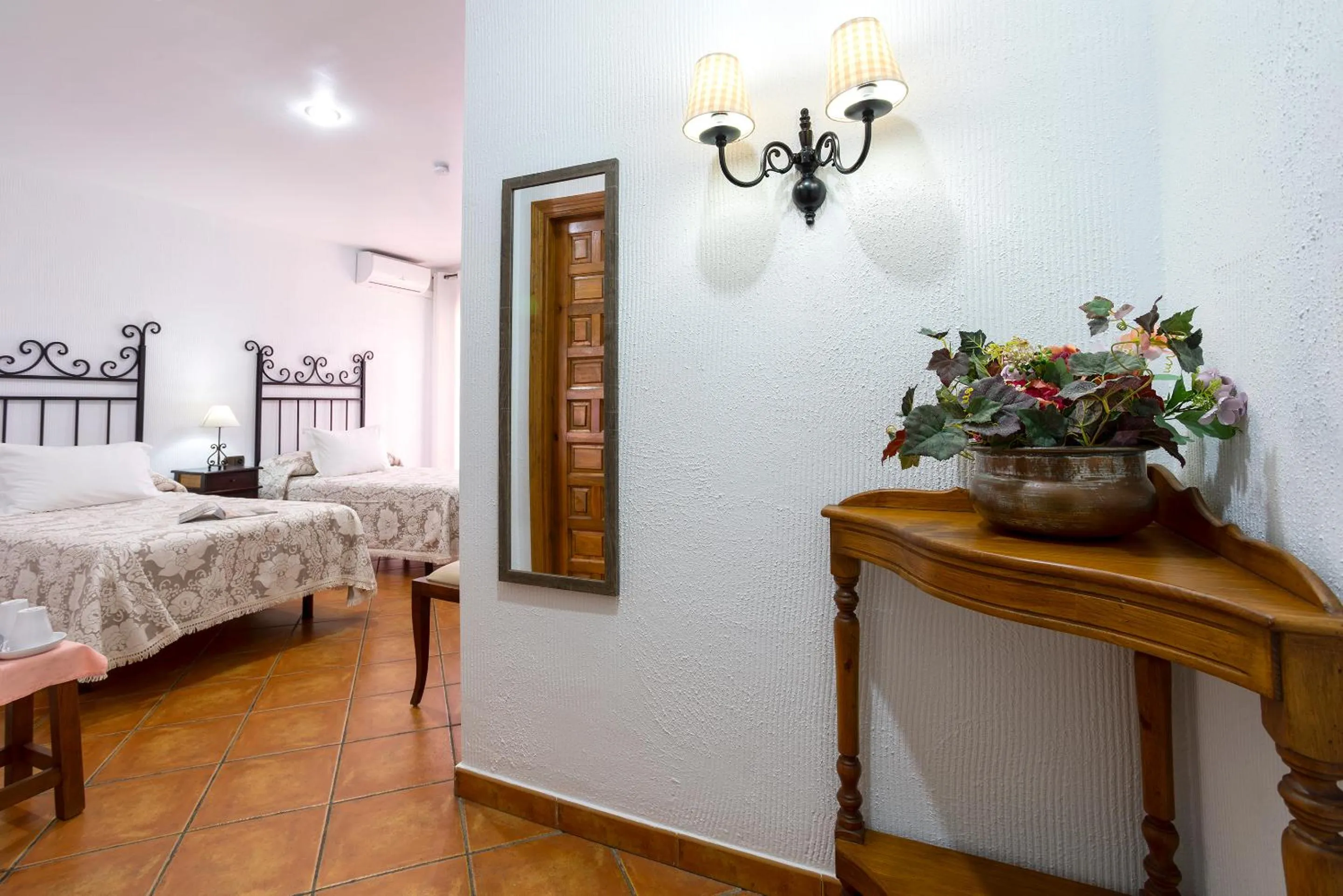 Bed in Hotel Rural Sierra Tejeda