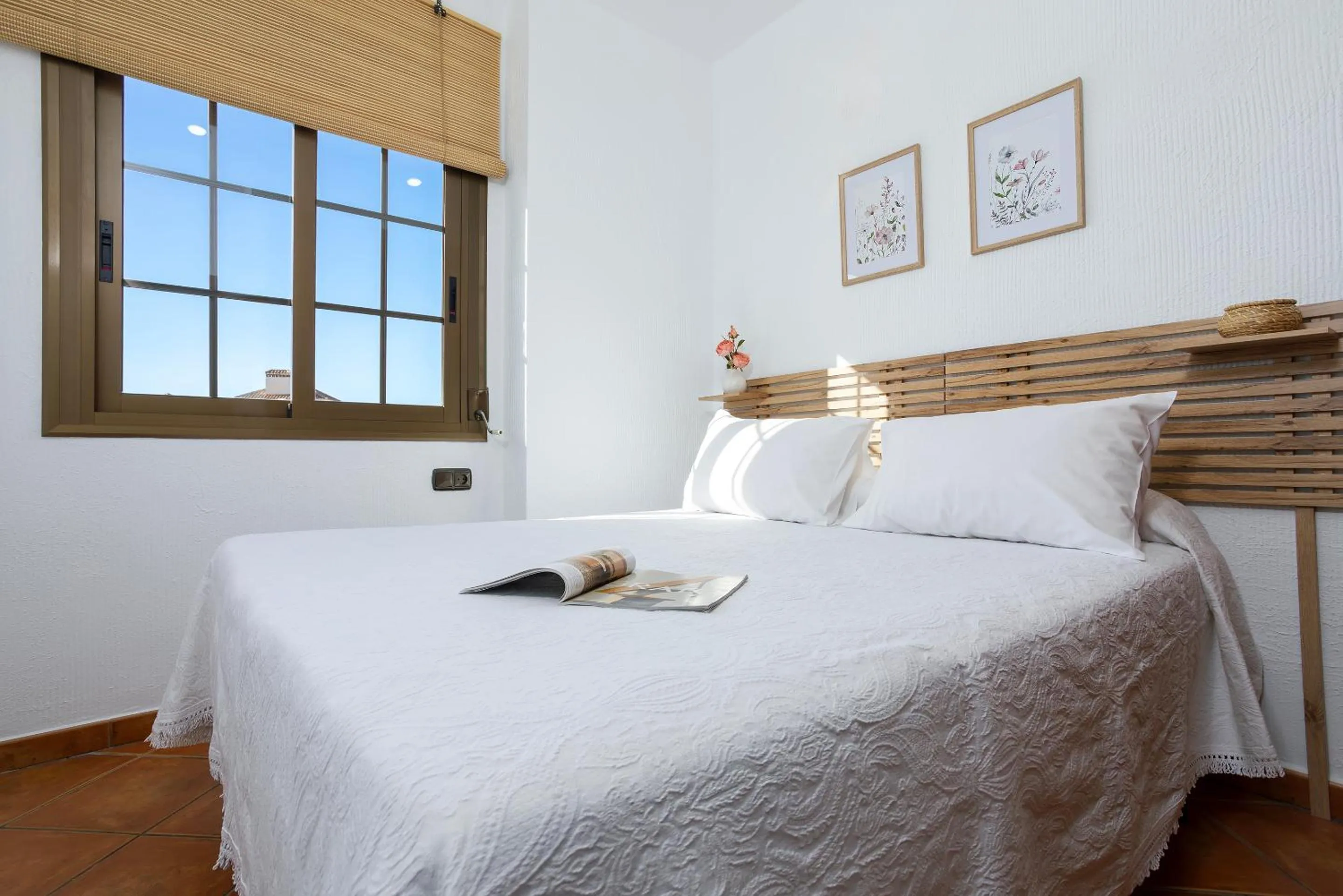 Bed in Hotel Rural Sierra Tejeda