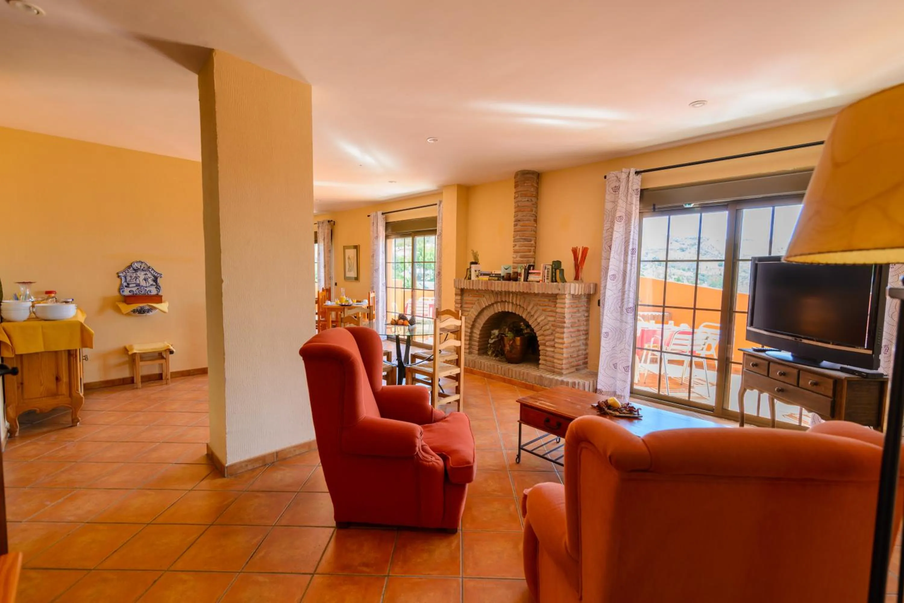 Buffet breakfast in Hotel Rural Sierra Tejeda