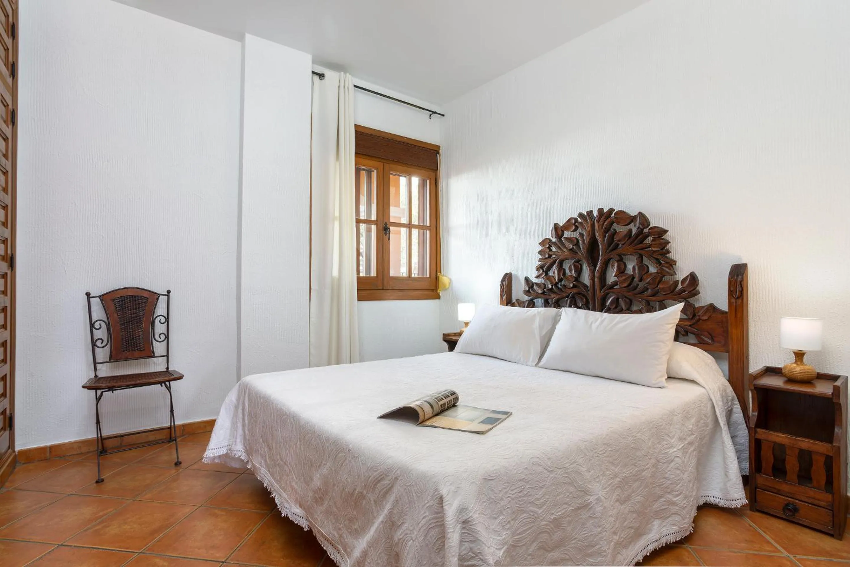 Bed in Hotel Rural Sierra Tejeda