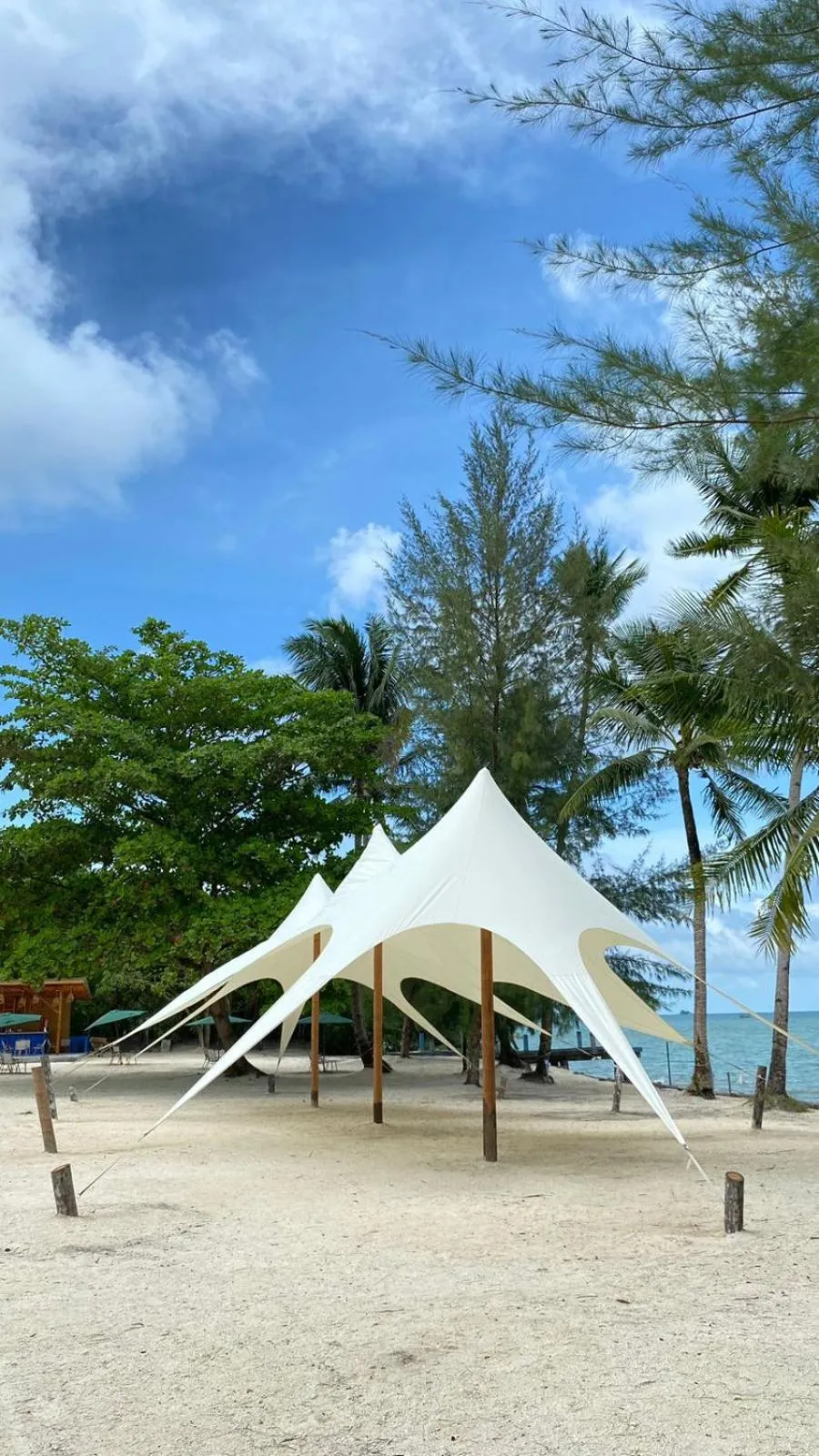 Beach in Kawaland glamping resort