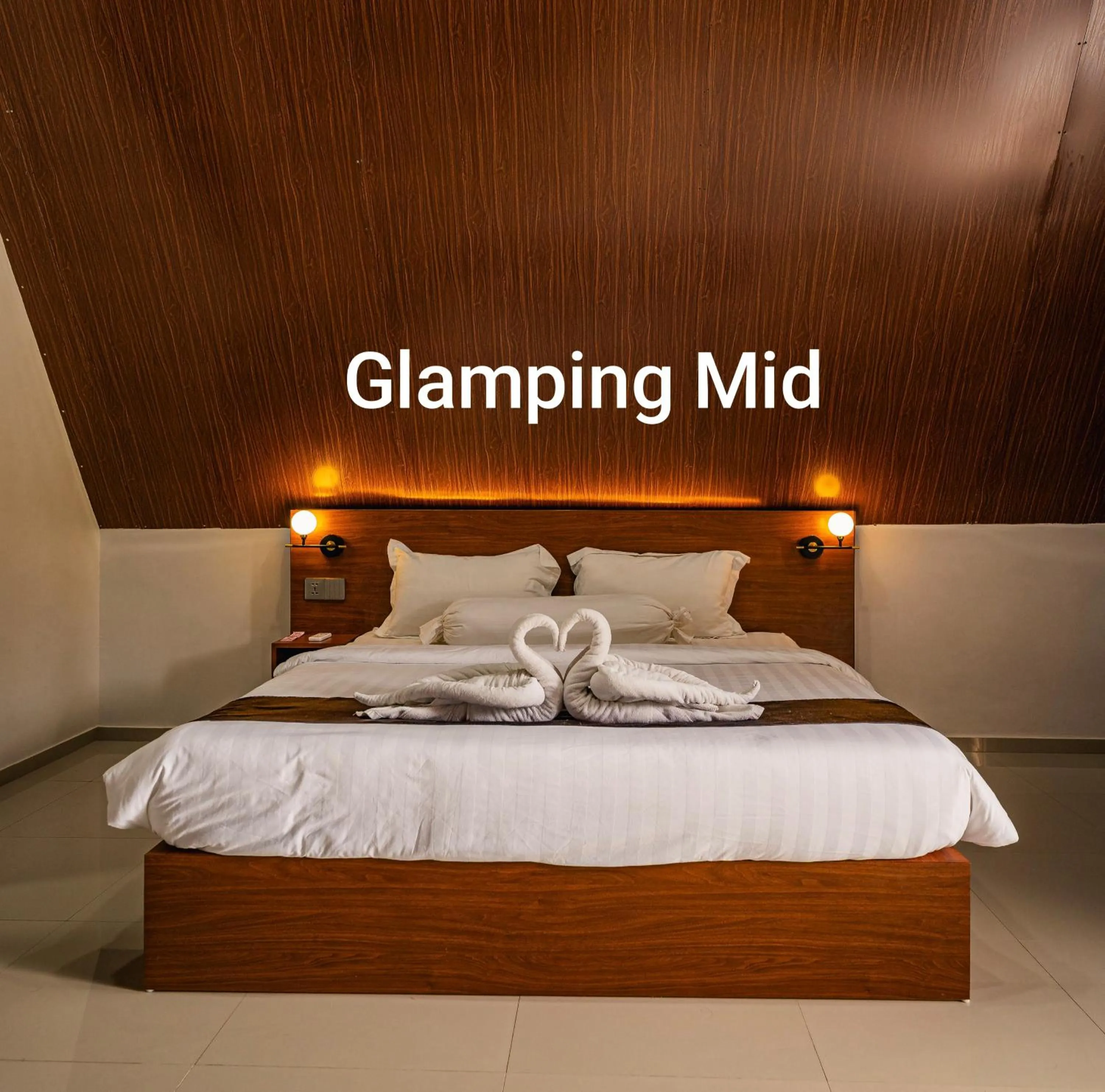 Bed in Kawaland glamping resort
