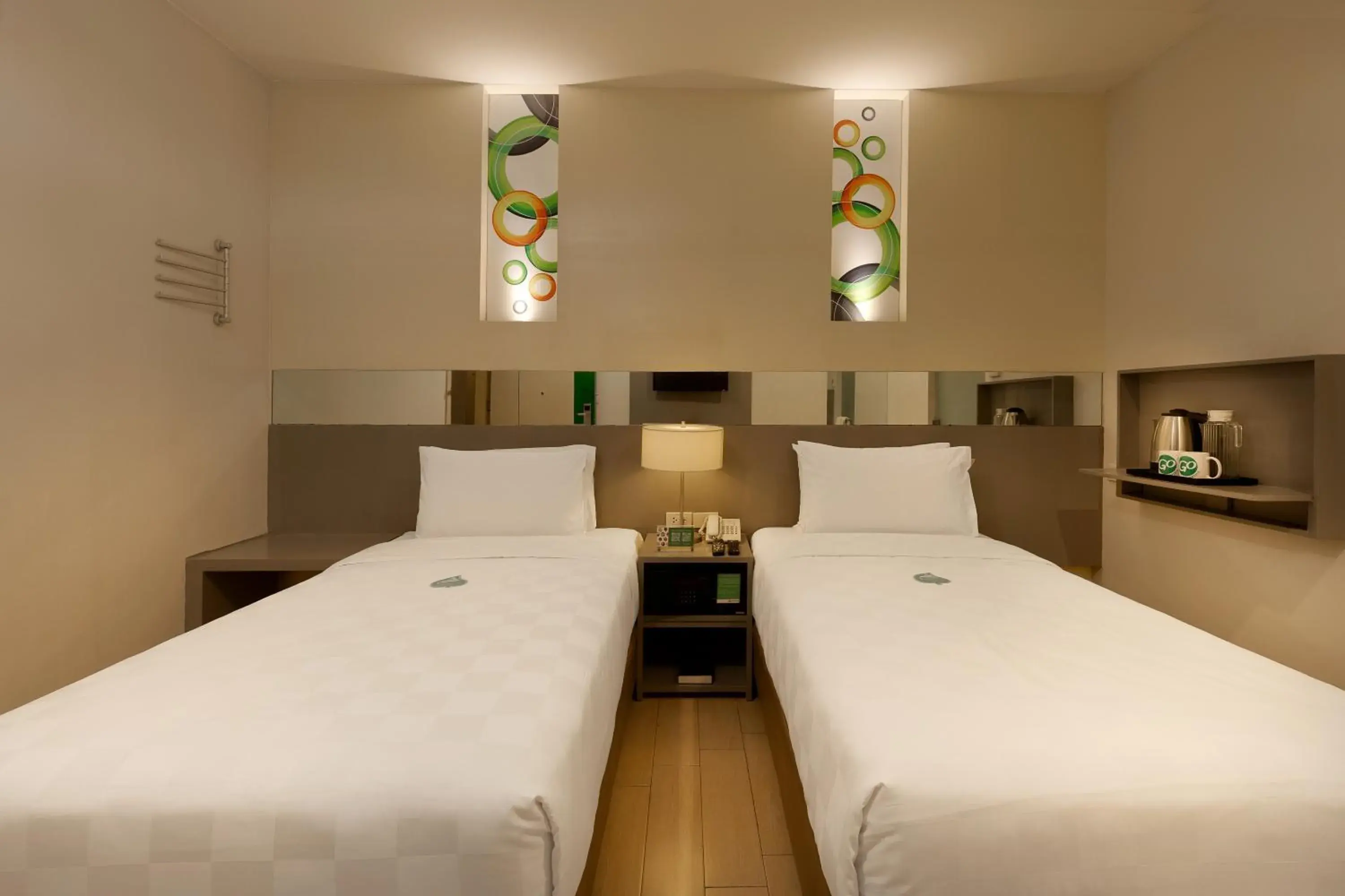 Bed in Go Hotels Ortigas Center Bed in Go Hotels Ortigas Center