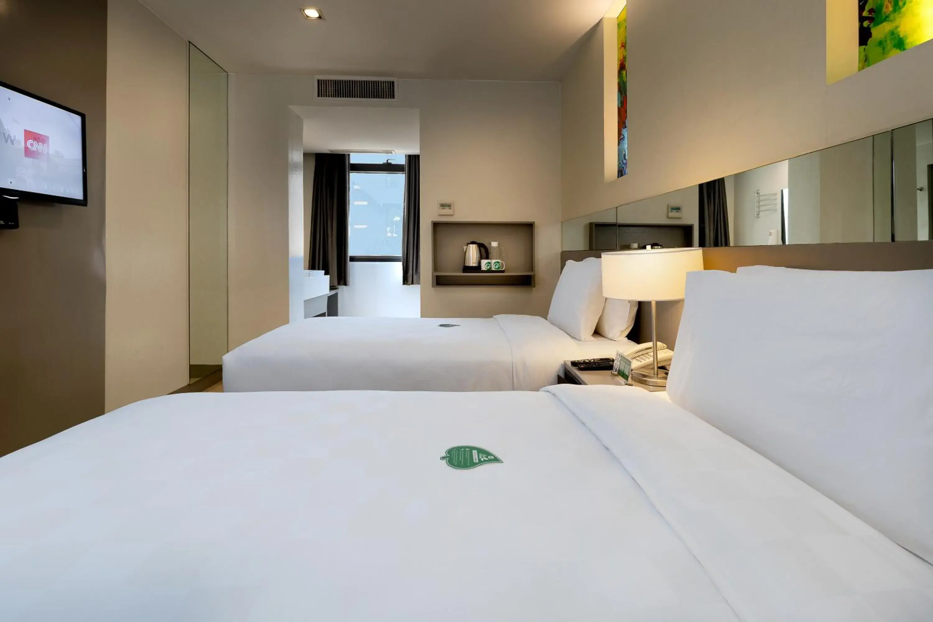 Bed in Go Hotels Ortigas Center Bed in Go Hotels Ortigas Center