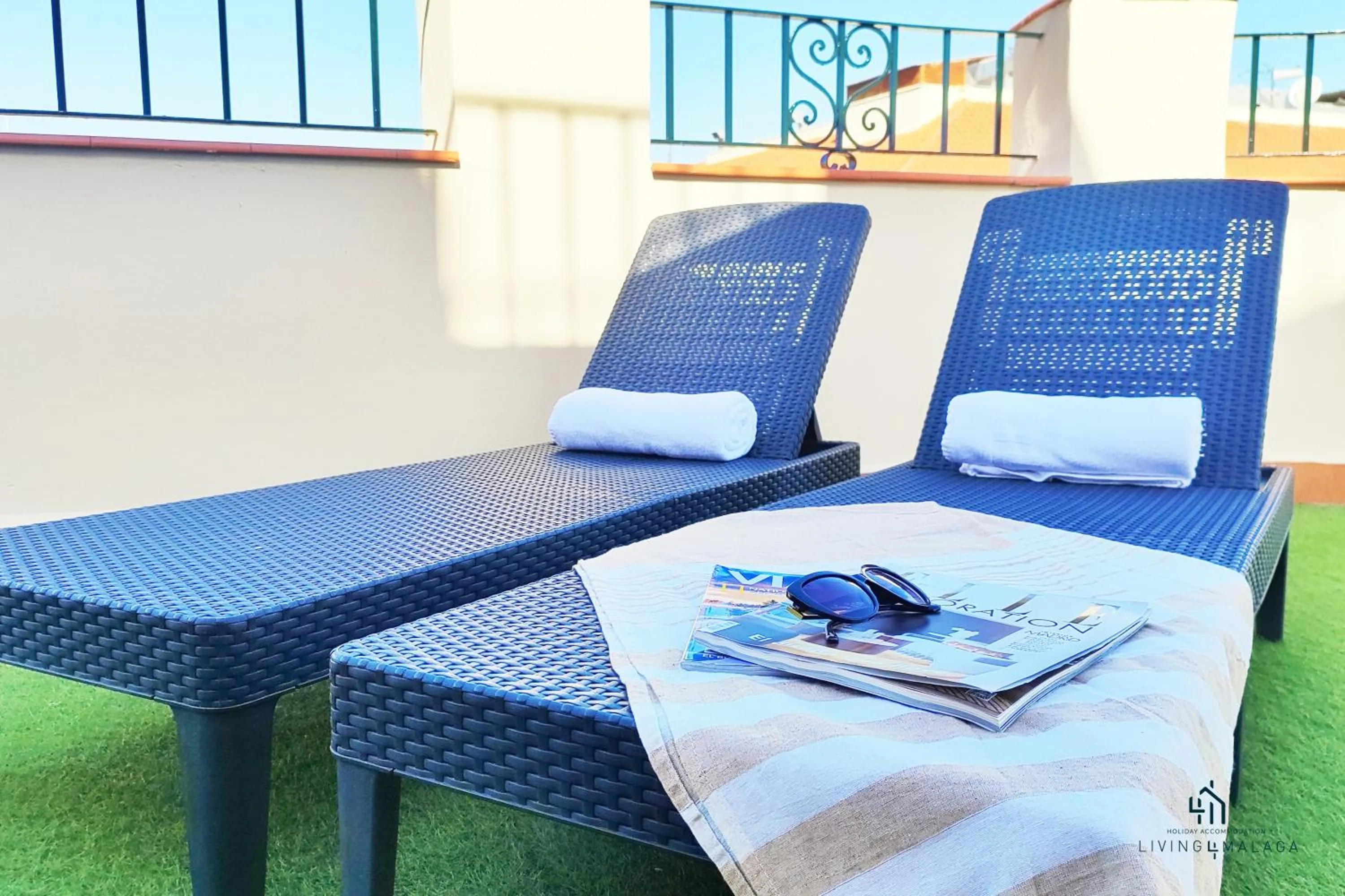 Balcony/Terrace in Living4malaga Blue Bay