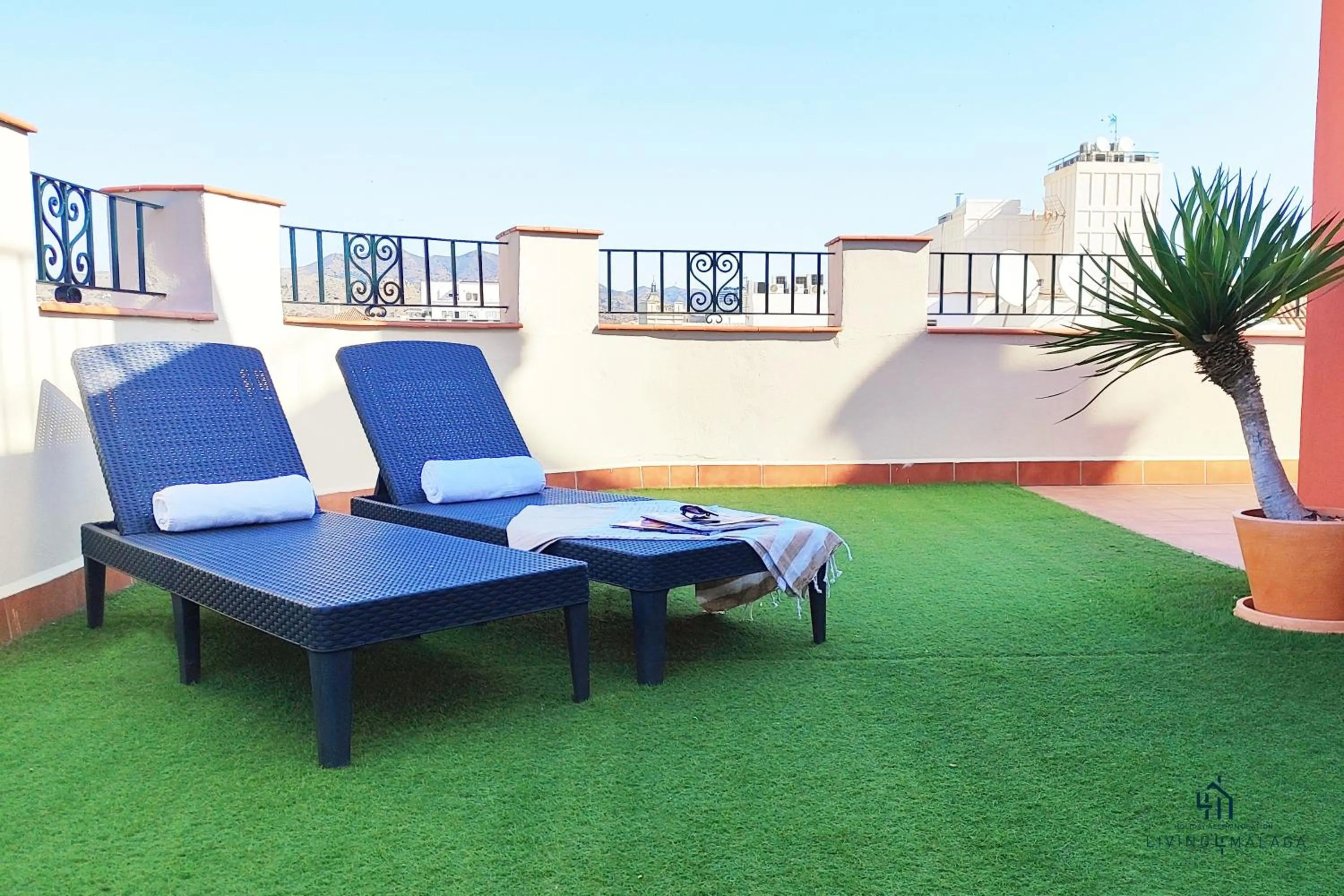 Balcony/Terrace in Living4malaga Blue Bay