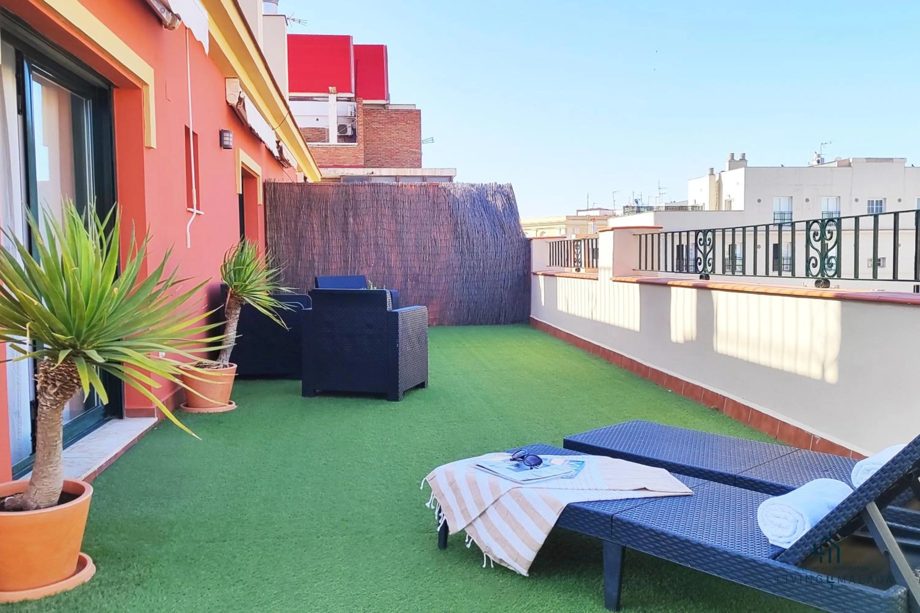 Balcony/Terrace in Living4malaga Blue Bay