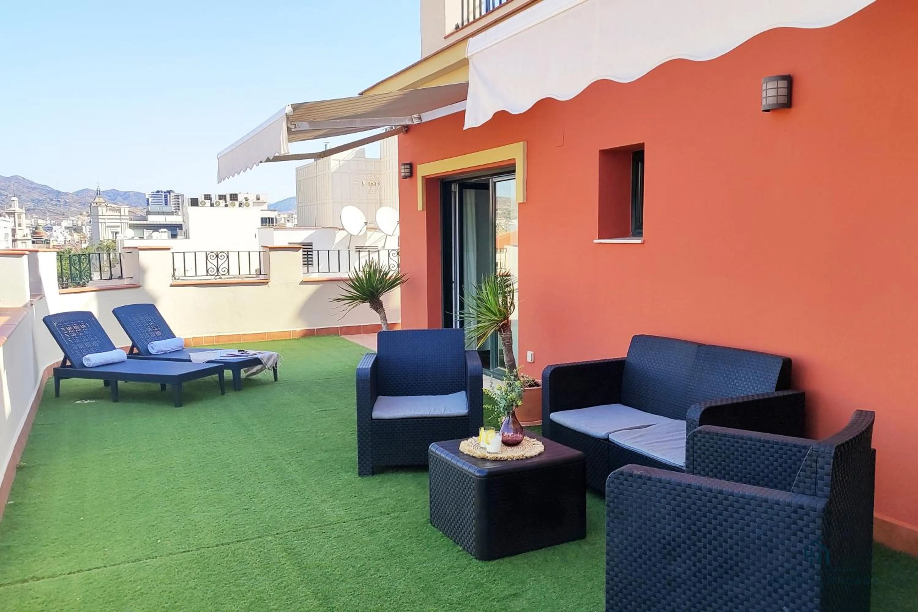 Balcony/Terrace in Living4malaga Blue Bay