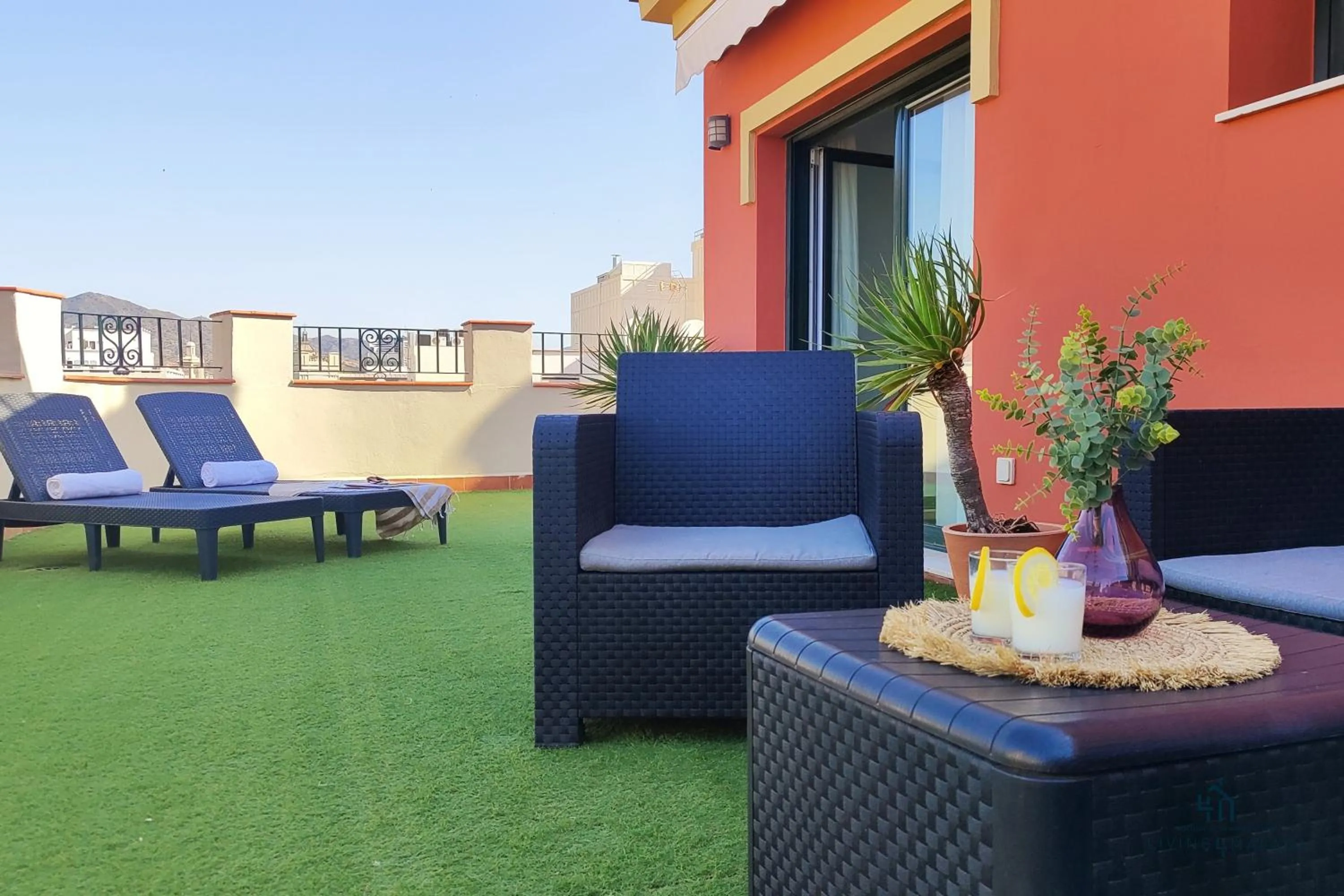 Balcony/Terrace in Living4malaga Blue Bay